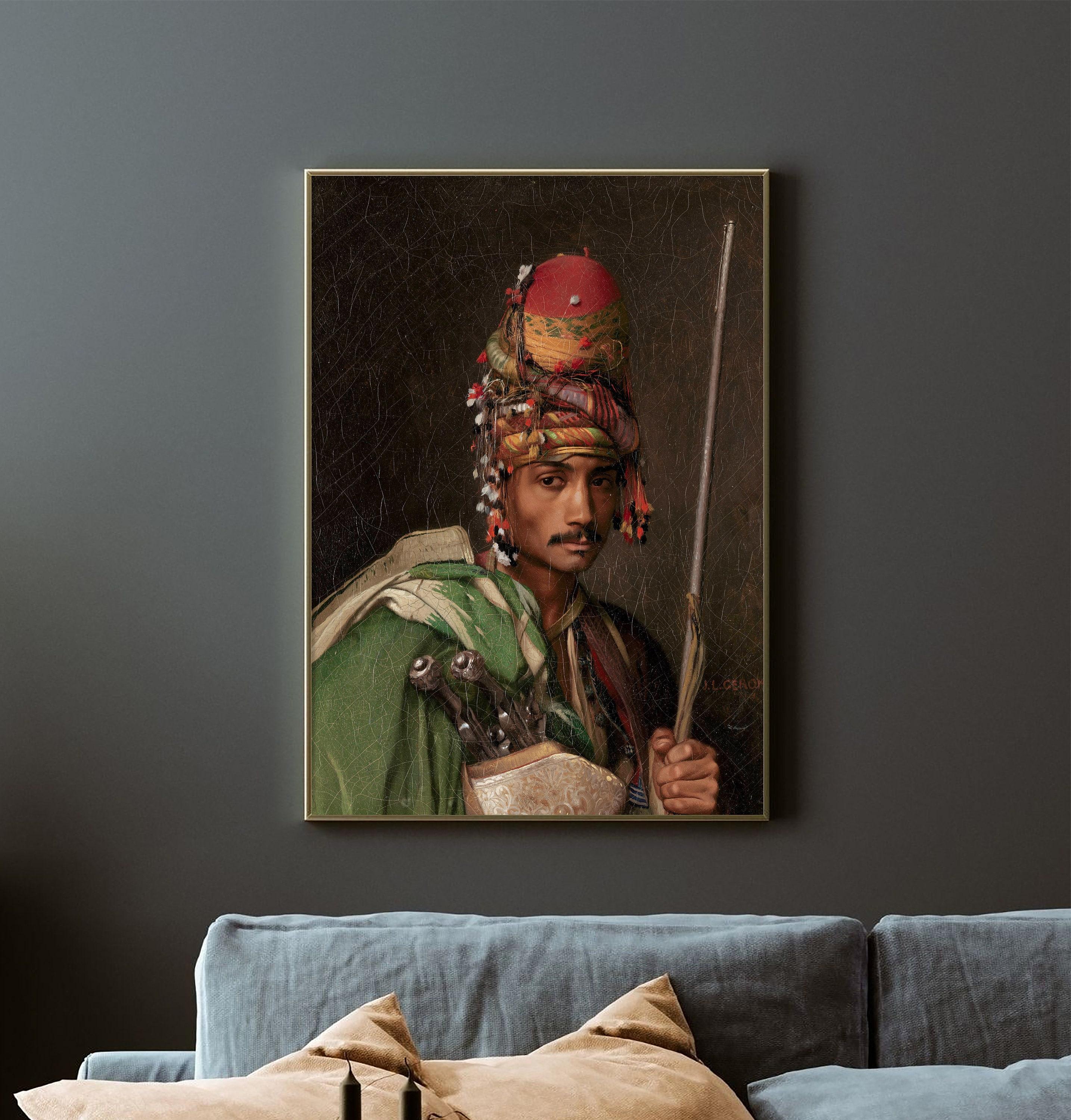 Jean Leon Gerome Bashi Bazouk Facing Forward 1869 Awesome Poster (No Frame) Jean Leon Gerome Bashi Bazouk Facing Forward 1869 Awesome Poster (No Frame)