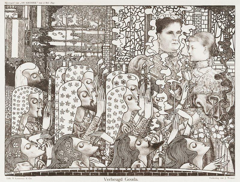 Johann Georg Van Caspel Verheugd Gouda Vintage Limited Edition Posters (No Frame) Johann Georg Van Caspel Verheugd Gouda Vintage Limited Edition Posters (No Frame)