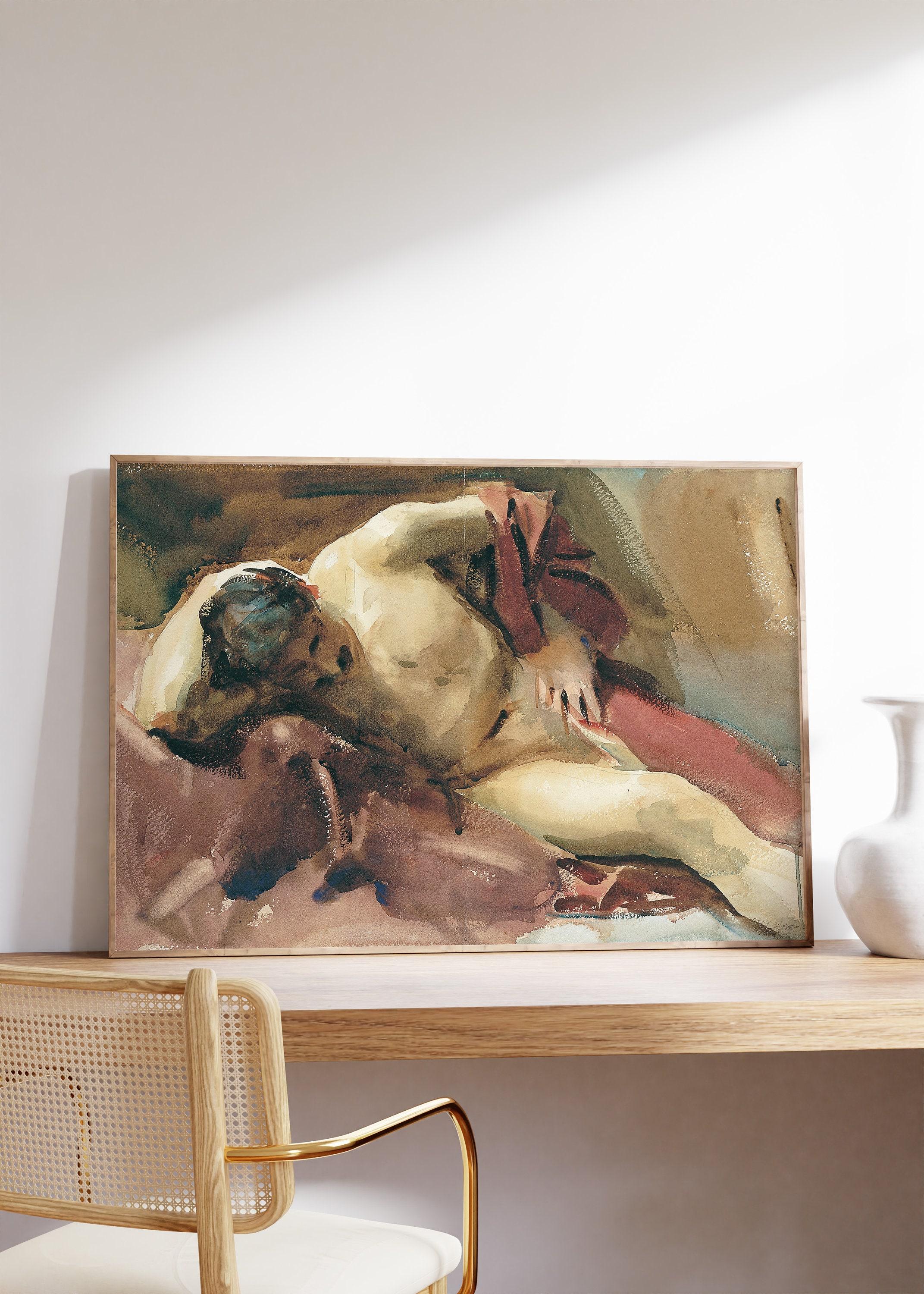 John Singer Sargent Italian Model 1900 Vintage Limited Edition Posters (No Frame) John Singer Sargent Italian Model 1900 Vintage Limited Edition Posters (No Frame)