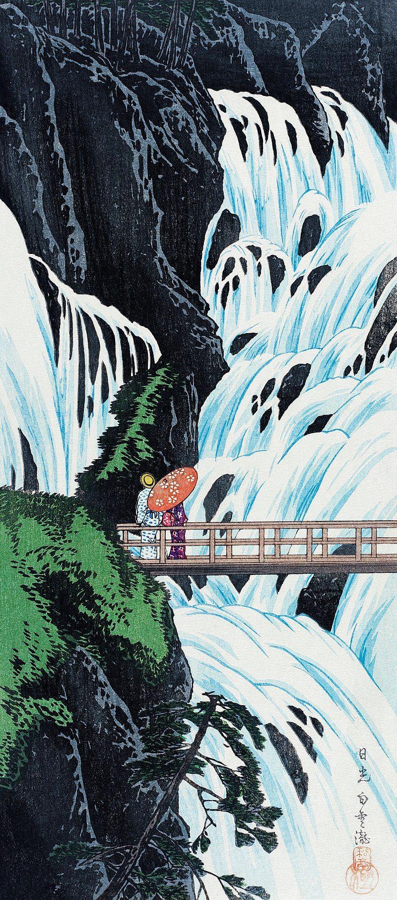 Katsushika Hokusai Kirifuri Waterfall 3 Awesome Poster (No Frame) Katsushika Hokusai Kirifuri Waterfall 3 Awesome Poster (No Frame)