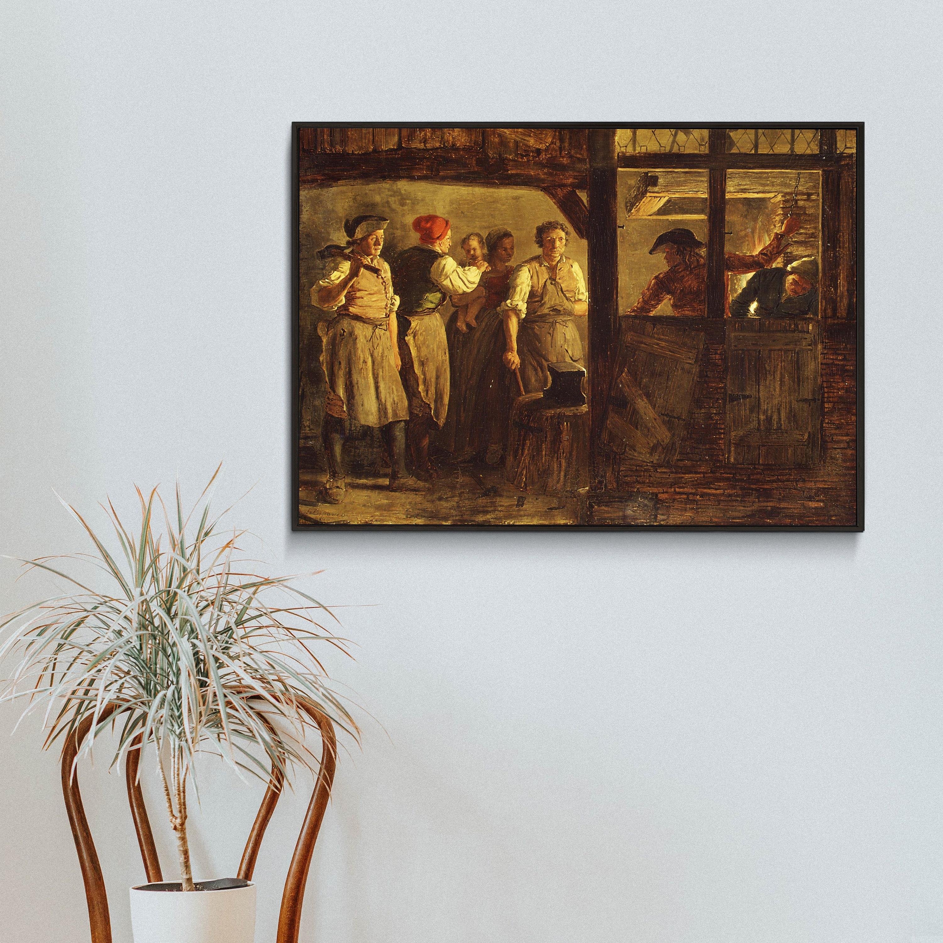 Leonard Defrance The Forge Landscape Limited Edition Posters (No Frame) Leonard Defrance The Forge Landscape Limited Edition Posters (No Frame)