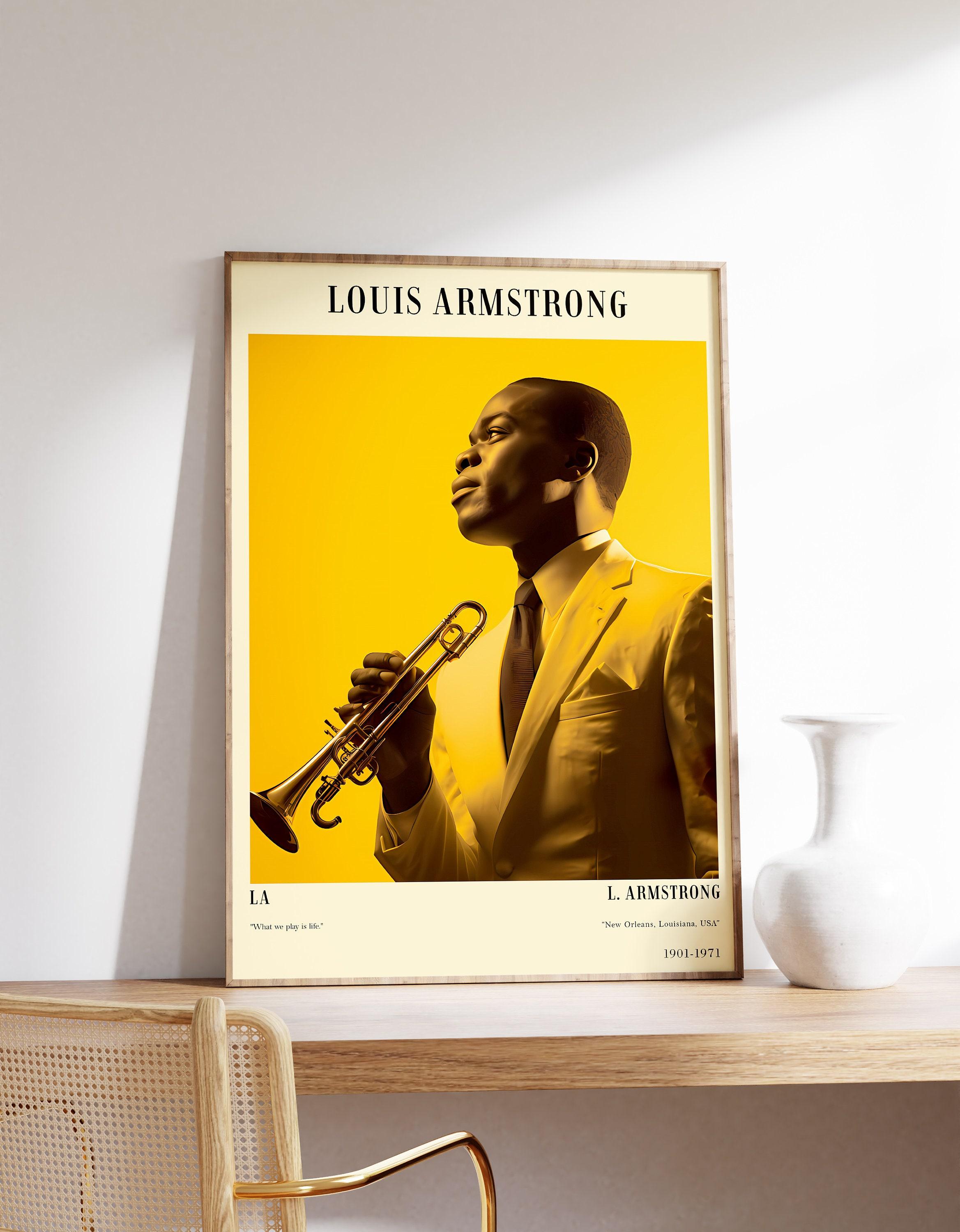 Louis Armstrong 4 Trending Style Poster (No Frame) Louis Armstrong 4 Trending Style Poster (No Frame)