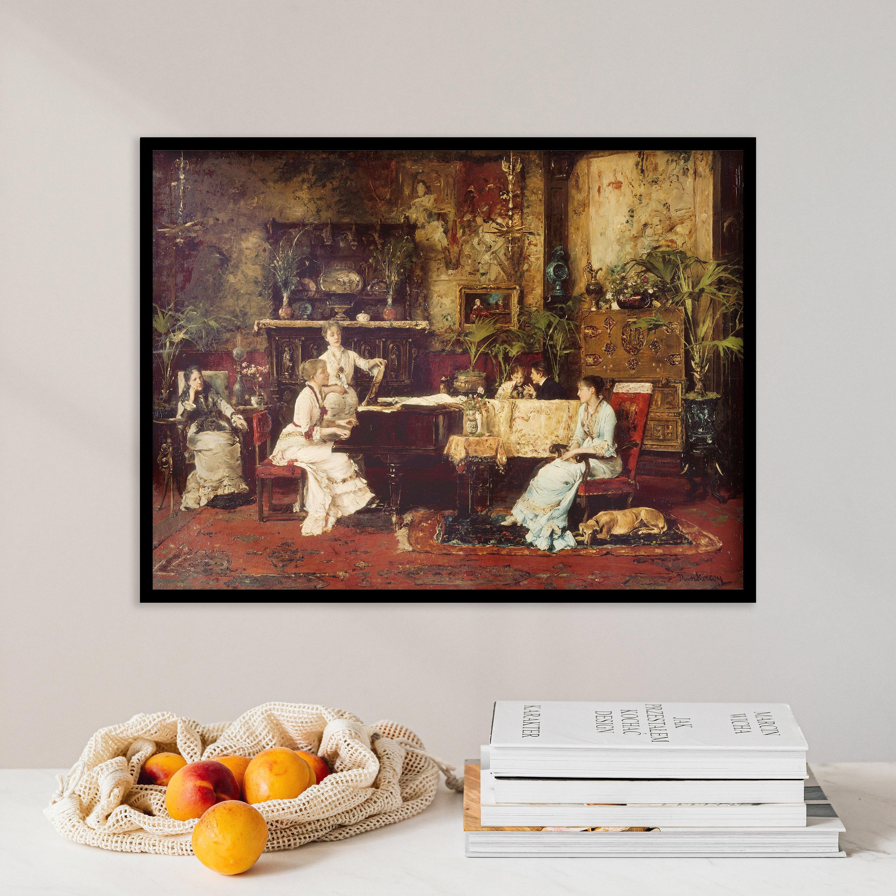 Mihly Munkcsy The Music Room 1878 Lady Limited Edition Posters (No Frame) Mihly Munkcsy The Music Room 1878 Lady Limited Edition Posters (No Frame)