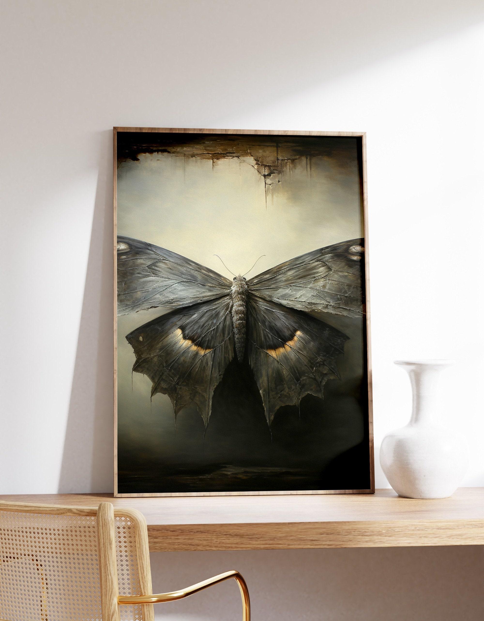 Moth Illustration Cottagecore Awesome Poster (No Frame) Moth Illustration Cottagecore Awesome Poster (No Frame)