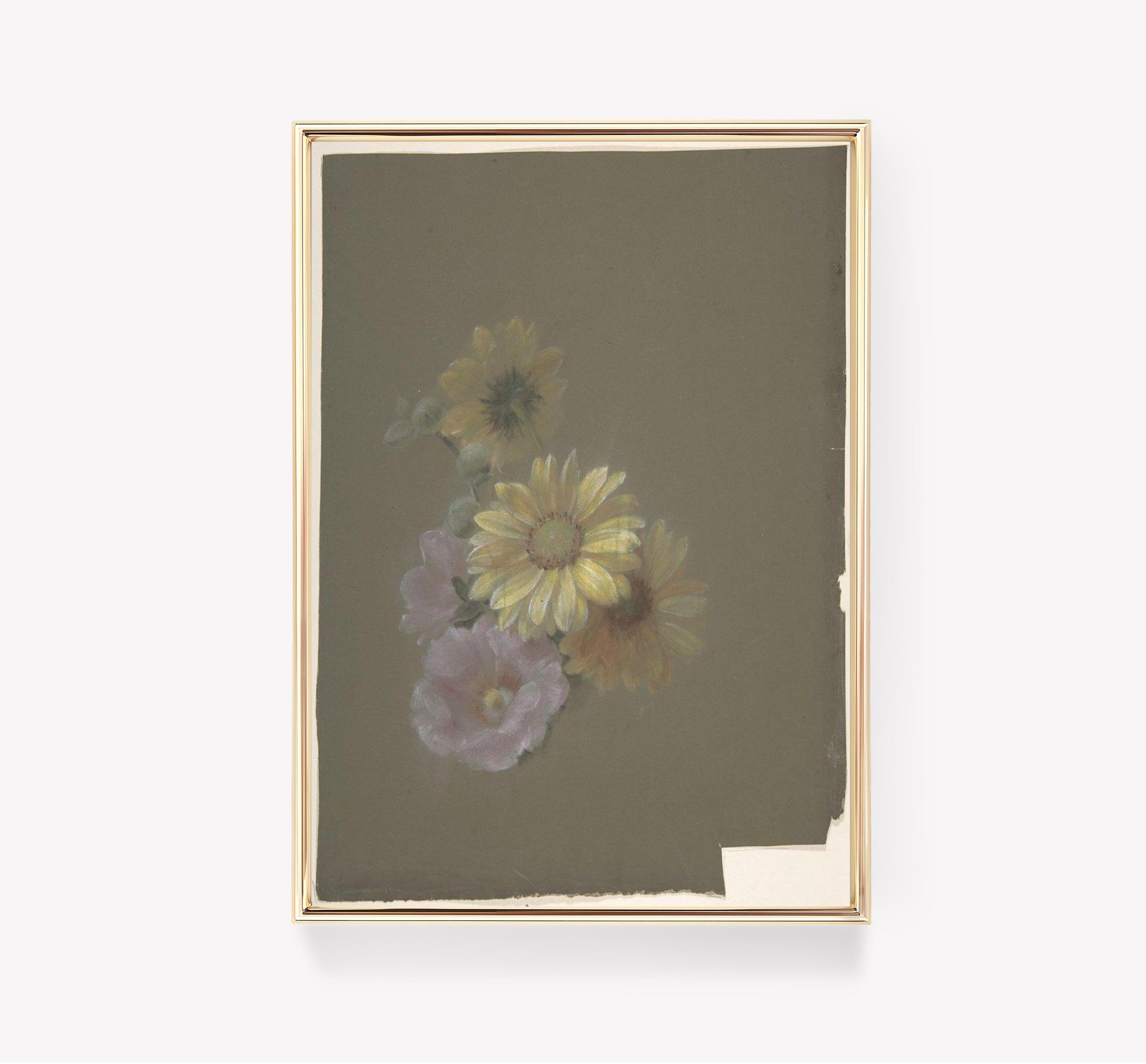 Odilon Redon Flower Vintage Limited Edition Posters (No Frame) Odilon Redon Flower Vintage Limited Edition Posters (No Frame)