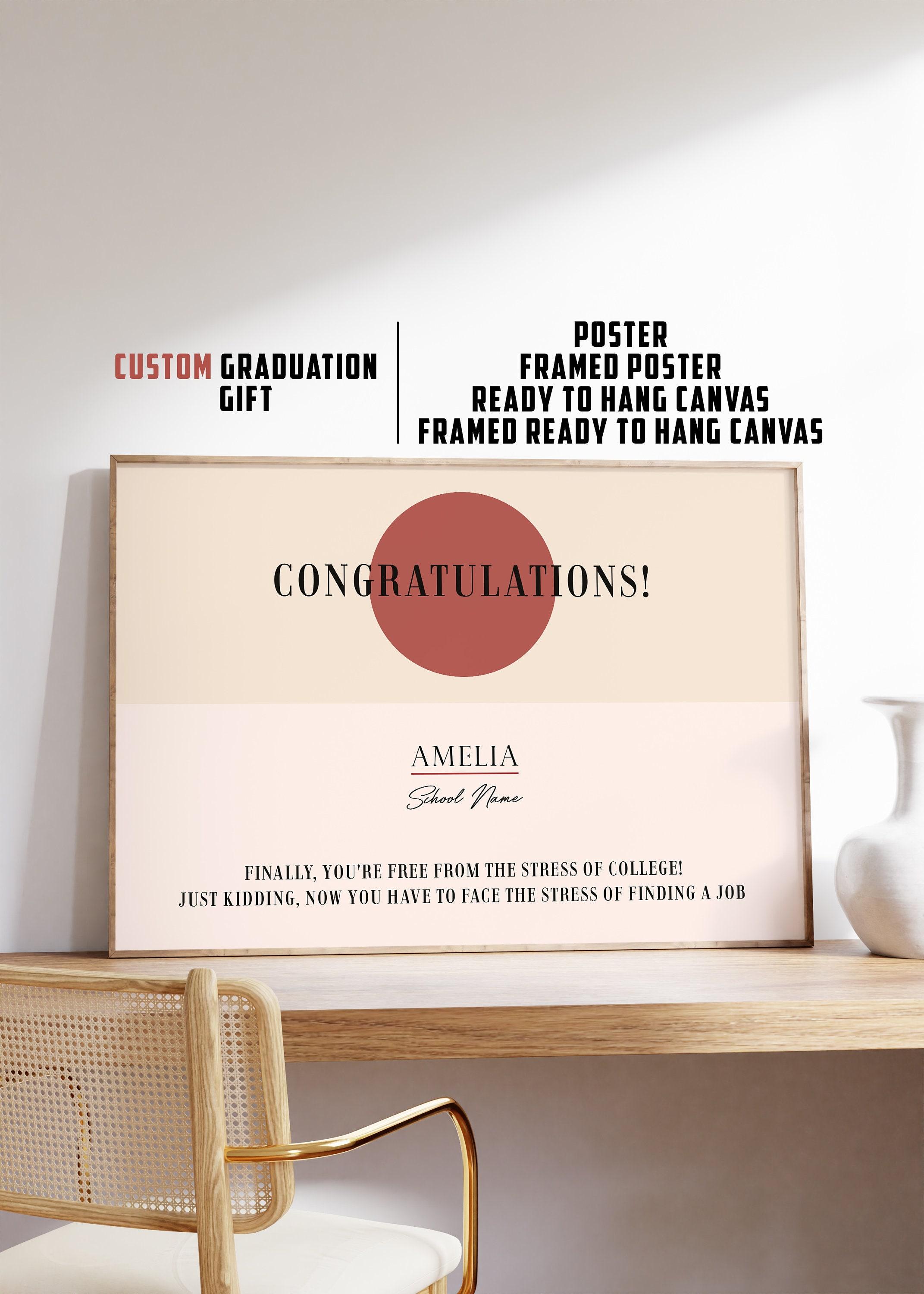 Personalised Graduation Custom Graduation For Him Funny Graduation Limited Edition Posters (No Frame)