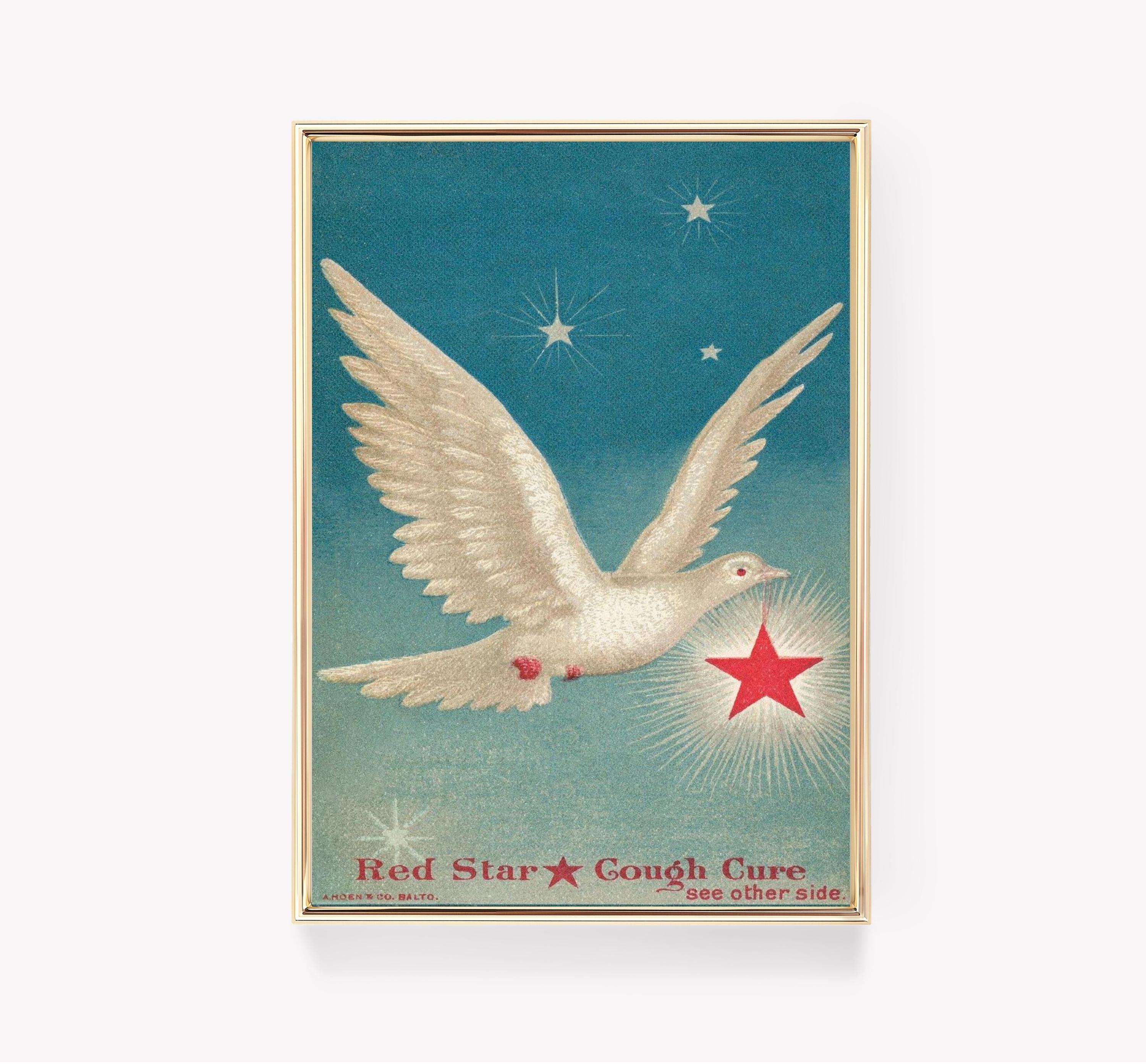 Red Star Cough Cure Limited Edition Posters (No Frame) Red Star Cough Cure Limited Edition Posters (No Frame)