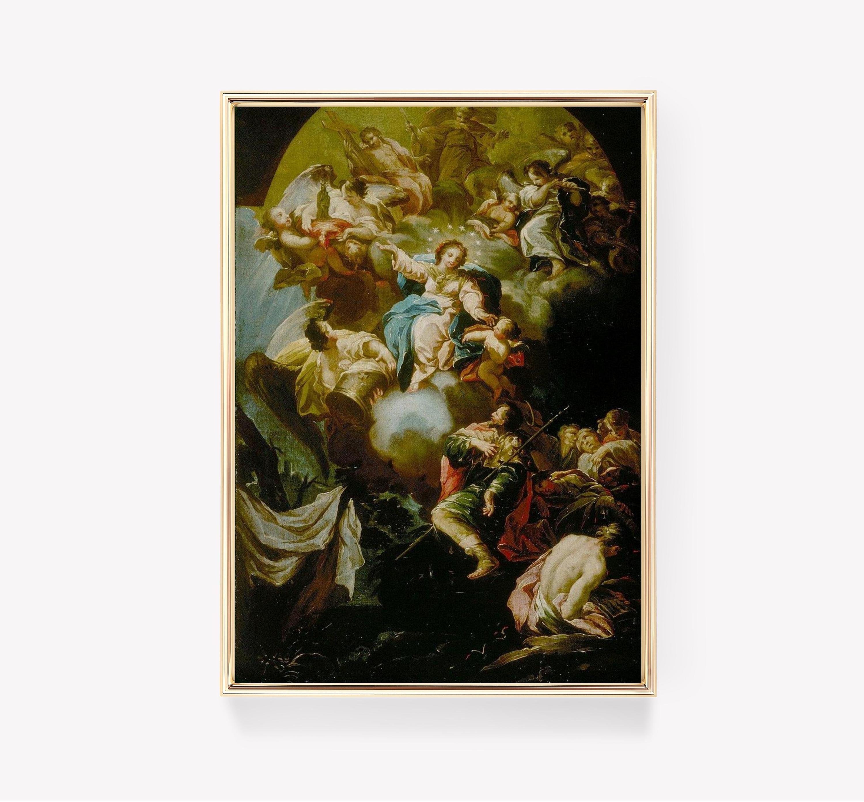 Saint Bruno Vision Sebastiano Ricci Art 18th Century Awesome Poster (No Frame) Saint Bruno Vision Sebastiano Ricci Art 18th Century Awesome Poster (No Frame)