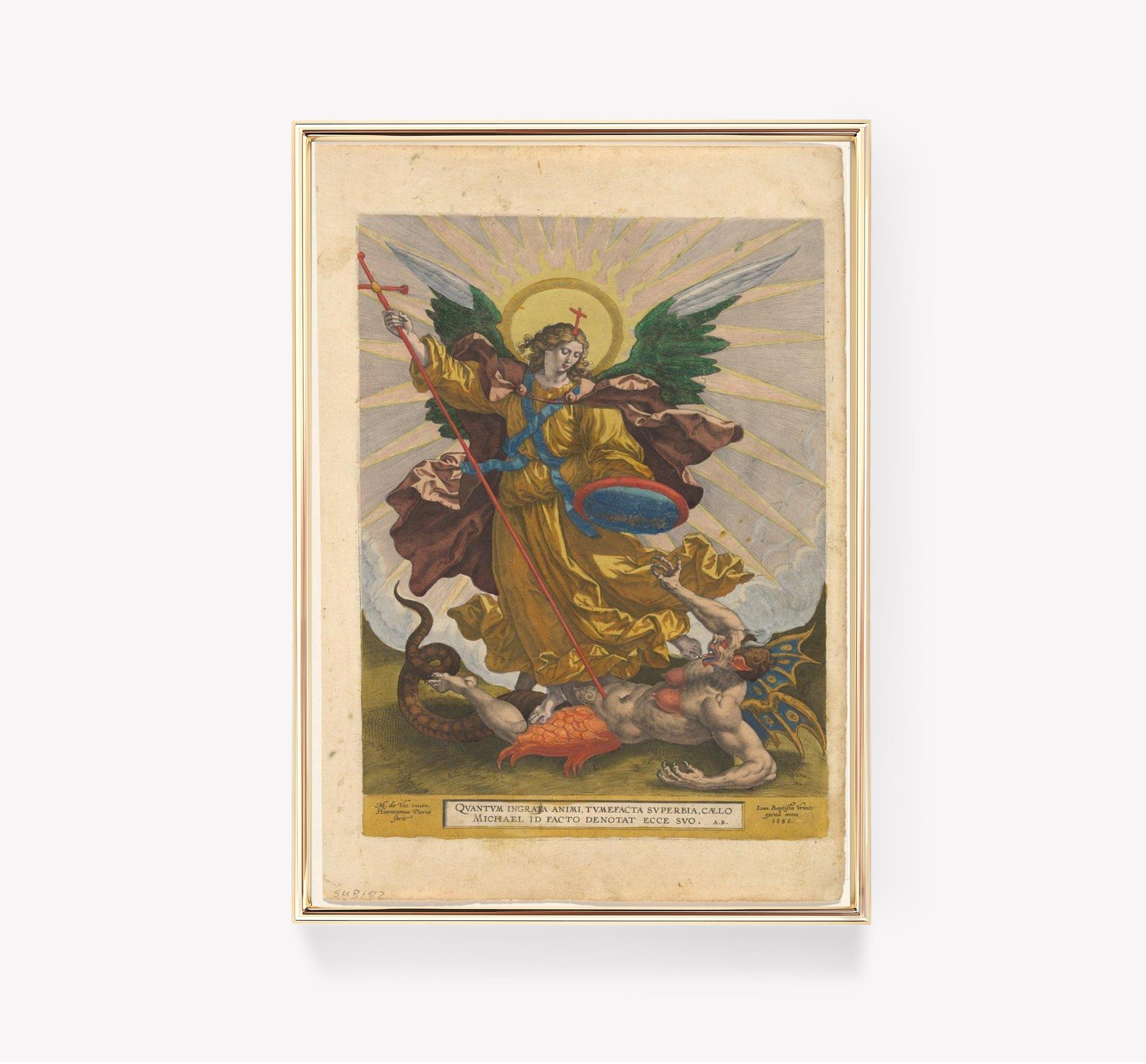 St Michael Battle Celestial Warrior Limited Edition Posters (No Frame) St Michael Battle Celestial Warrior Limited Edition Posters (No Frame)