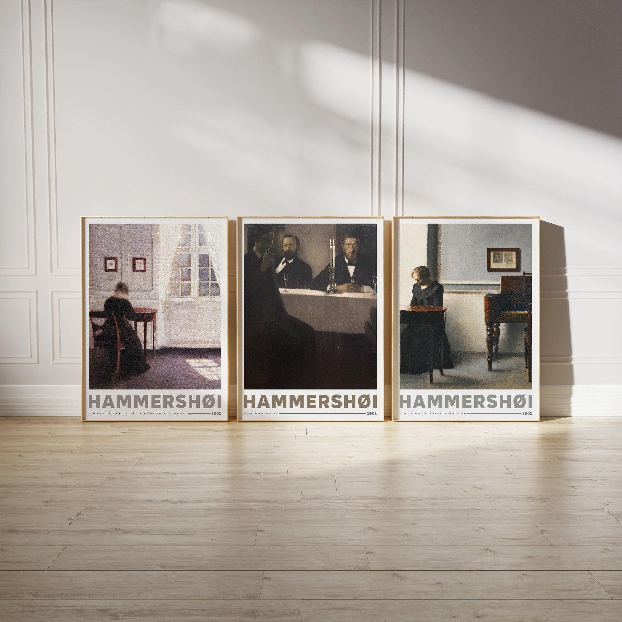 Vilhelm Hammershoi 7 Limited Edition Posters (No Frame) Vilhelm Hammershoi 7 Limited Edition Posters (No Frame)