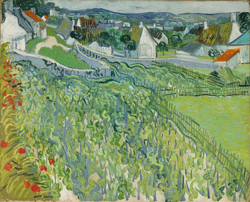 Vineyards At Auvers Limited Edition Posters (No Frame) Vineyards At Auvers Limited Edition Posters (No Frame)
