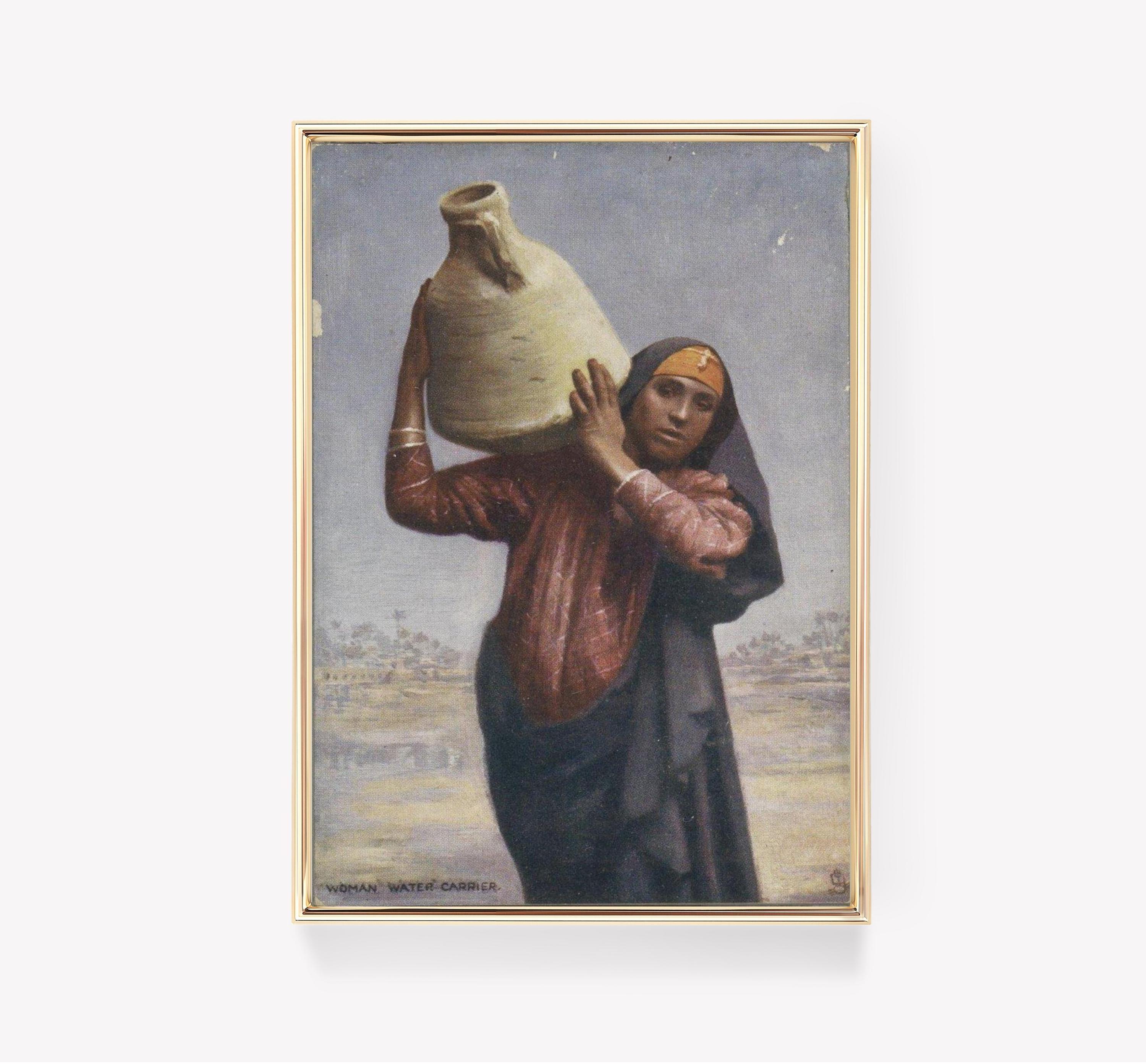 Woman Water Carrier Trending Style Poster (No Frame)