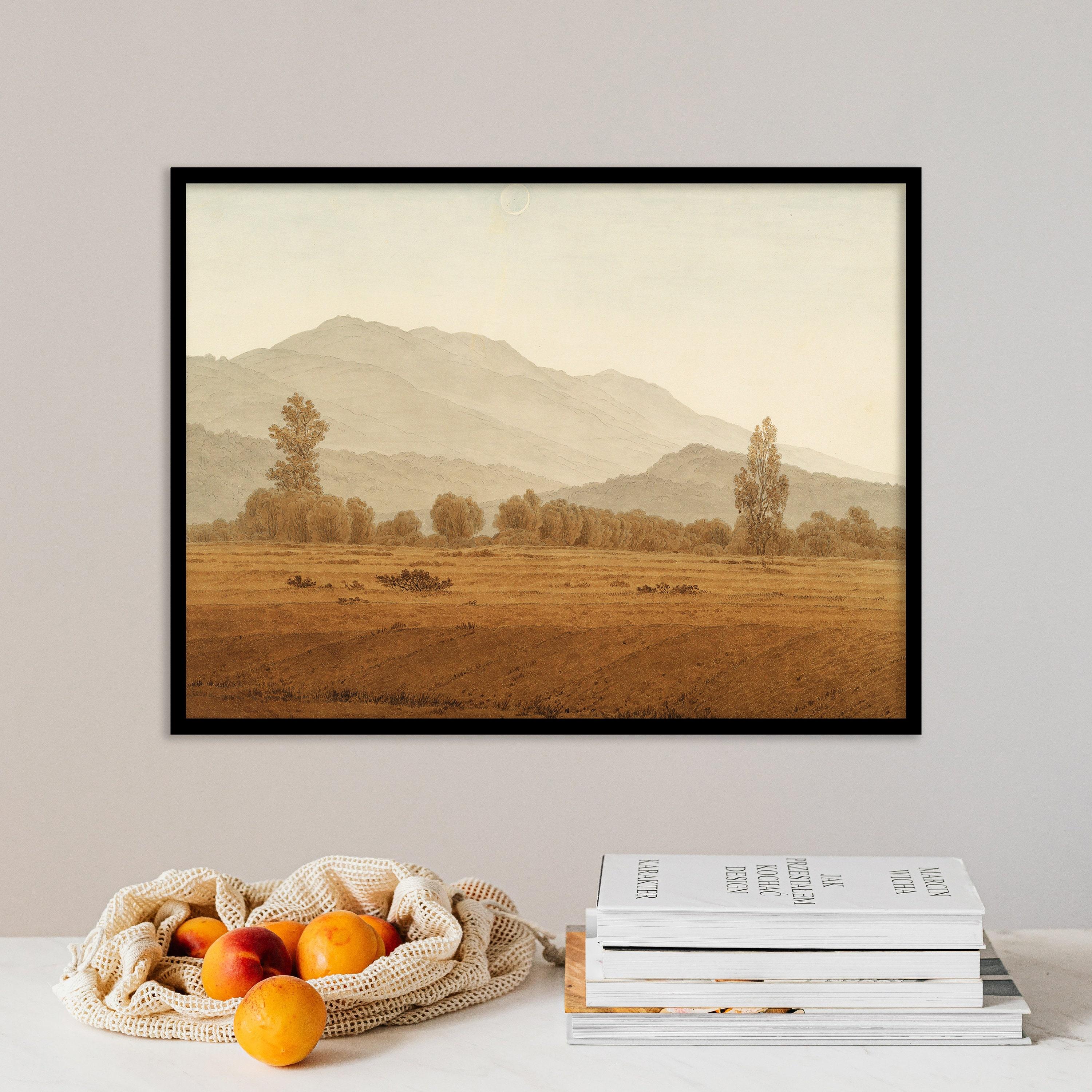 Caspar David Friedrich New Moon Above The Riesengebirge Mountains 1810 Awesome Poster (No Frame) Caspar David Friedrich New Moon Above The Riesengebirge Mountains 1810 Awesome Poster (No Frame)