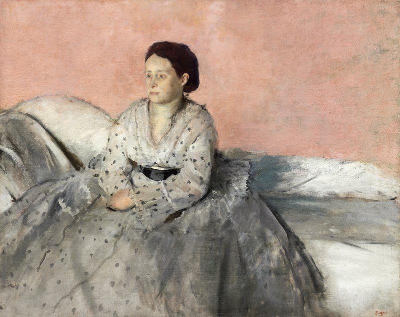 Edgar Degas Portrait In Grey Woman Art Trending Style Poster (No Frame) Edgar Degas Portrait In Grey Woman Art Trending Style Poster (No Frame)