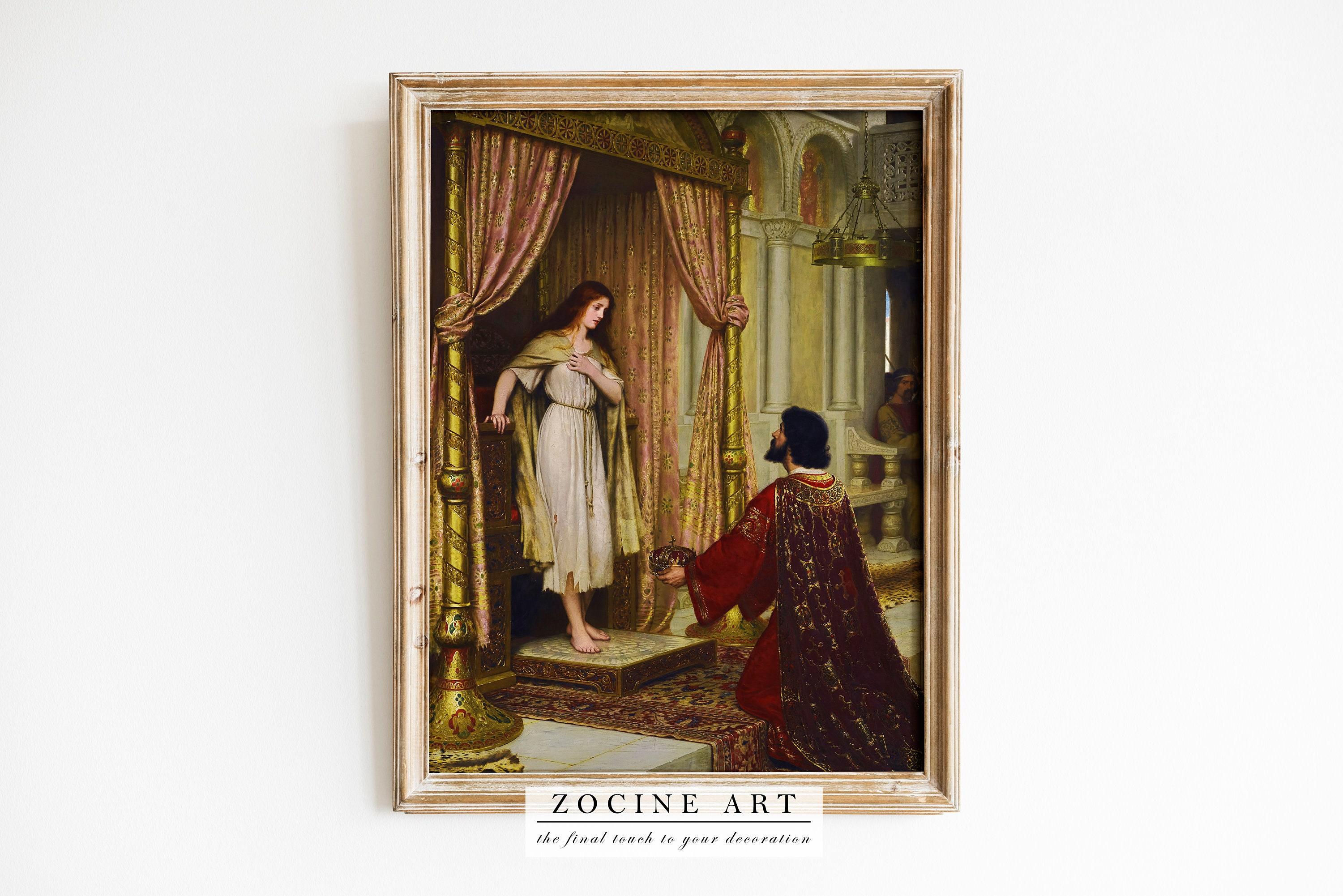 Edmund Blair Leighton The King And The Beggar Maid 1898 Limited Edition Posters (No Frame) Edmund Blair Leighton The King And The Beggar Maid 1898 Limited Edition Posters (No Frame)