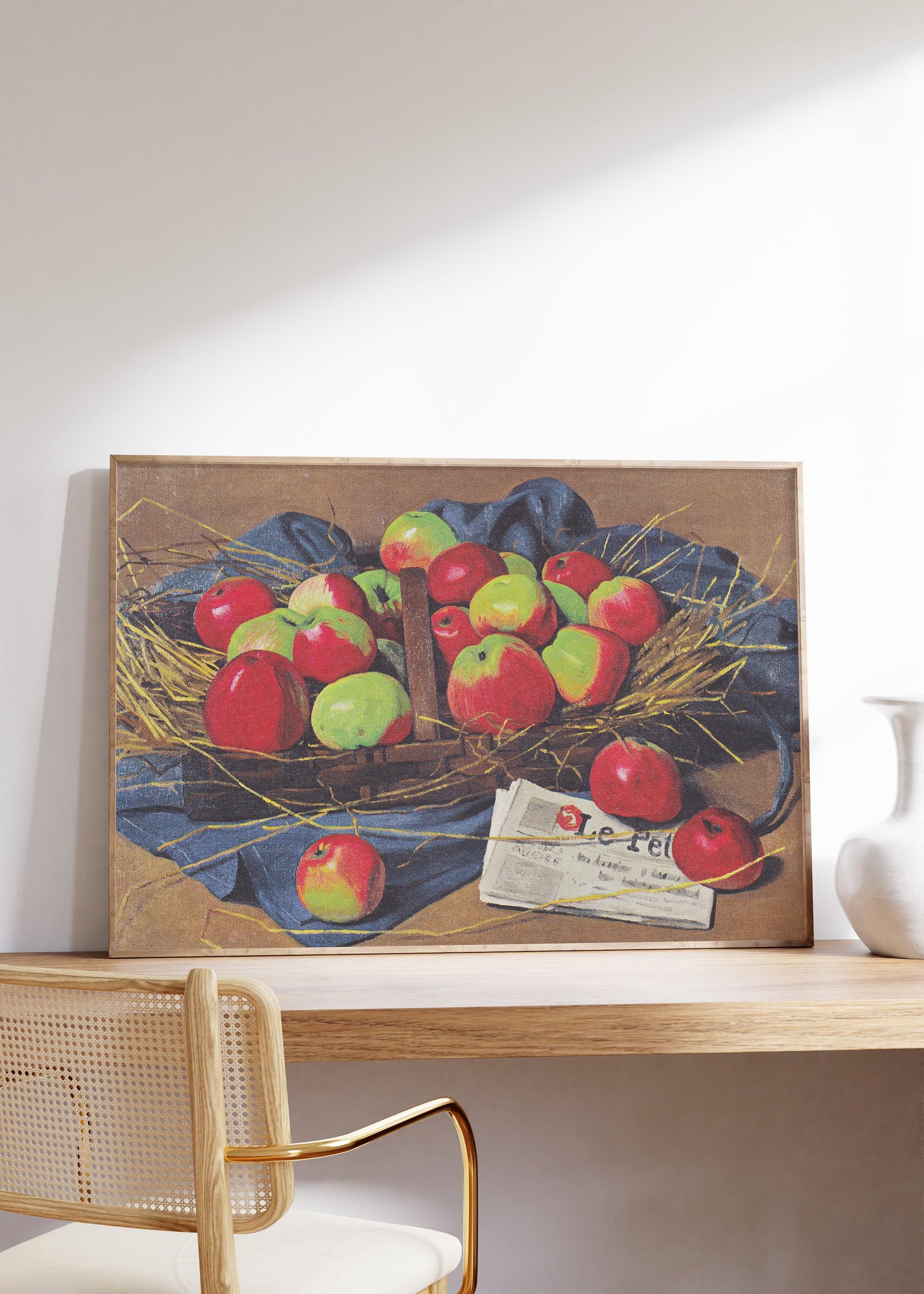 Flix Vallotton Apples 1919 Vintage Trending Style Poster (No Frame) Flix Vallotton Apples 1919 Vintage Trending Style Poster (No Frame)
