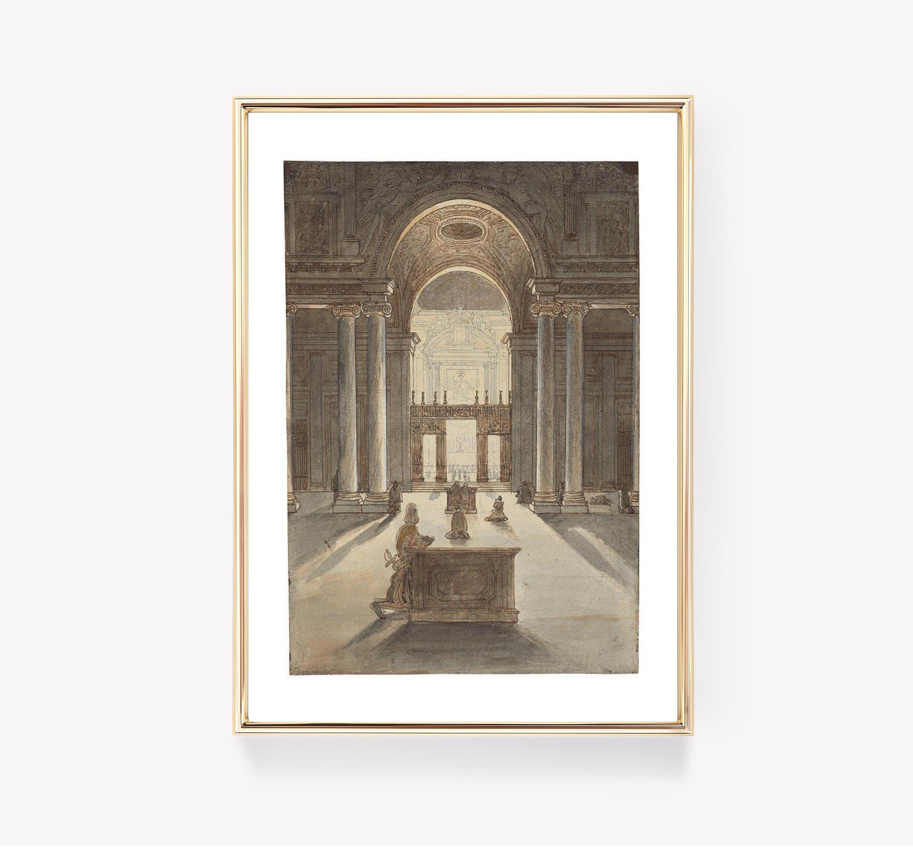 Giovanni Battista Piranesi Interior Basilica Limited Edition Posters (No Frame) Giovanni Battista Piranesi Interior Basilica Limited Edition Posters (No Frame)