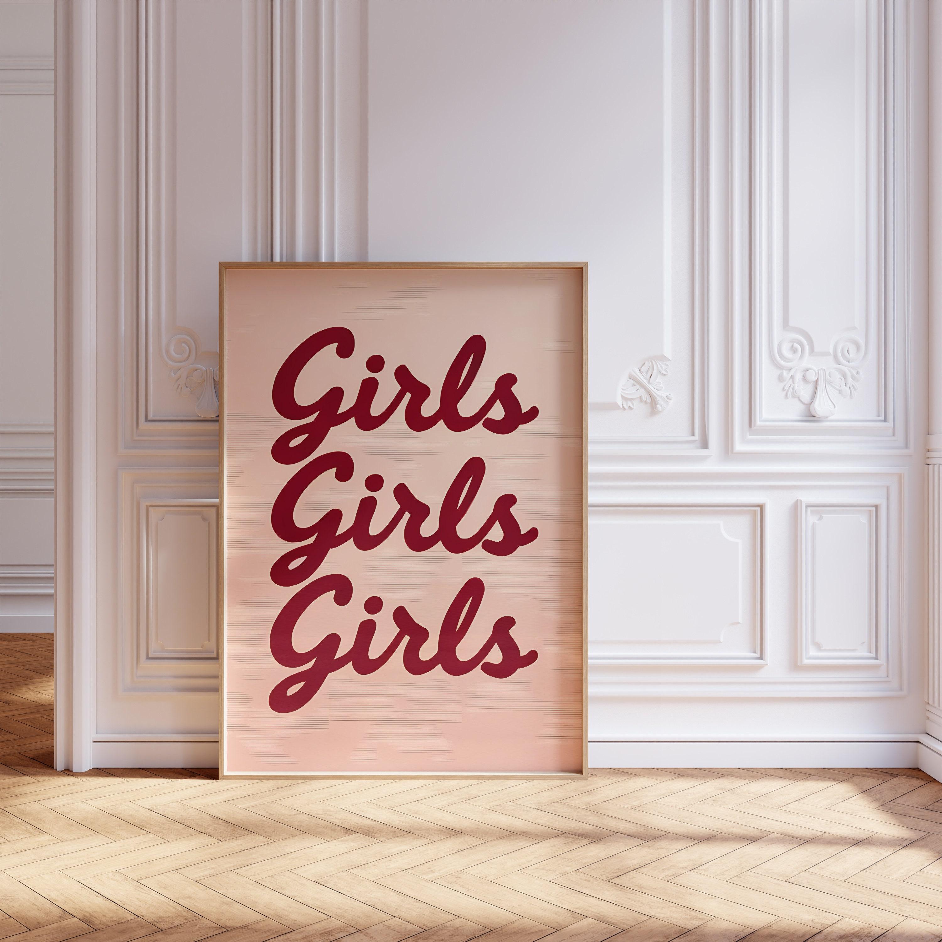 Girls Girls Girls Limited Edition Posters (No Frame) Girls Girls Girls Limited Edition Posters (No Frame)