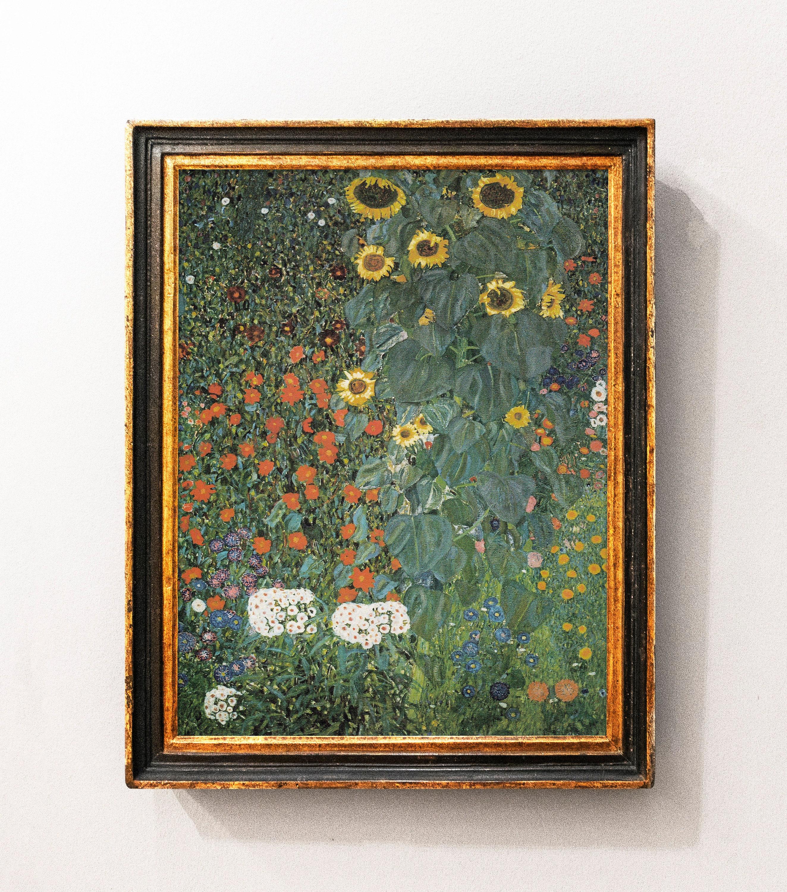 Gustav Klimt Farm Garden With Sunflowers 1906 Reproduction Of A 2 Limited Edition Posters (No Frame) Gustav Klimt Farm Garden With Sunflowers 1906 Reproduction Of A 2 Limited Edition Posters (No Frame)