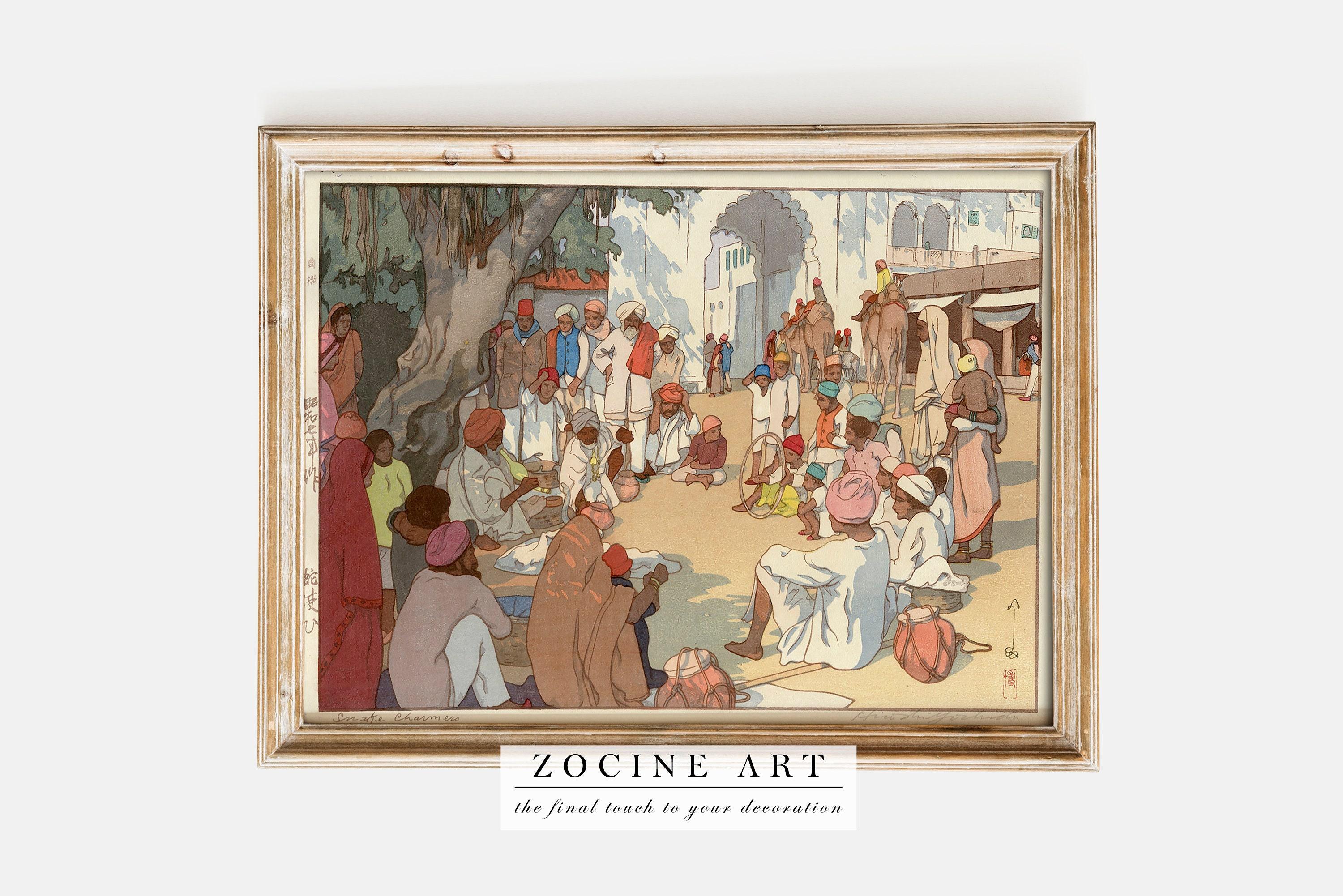 Hiroshi Yoshida Snake Charmers 1931 Awesome Poster (No Frame) Hiroshi Yoshida Snake Charmers 1931 Awesome Poster (No Frame)