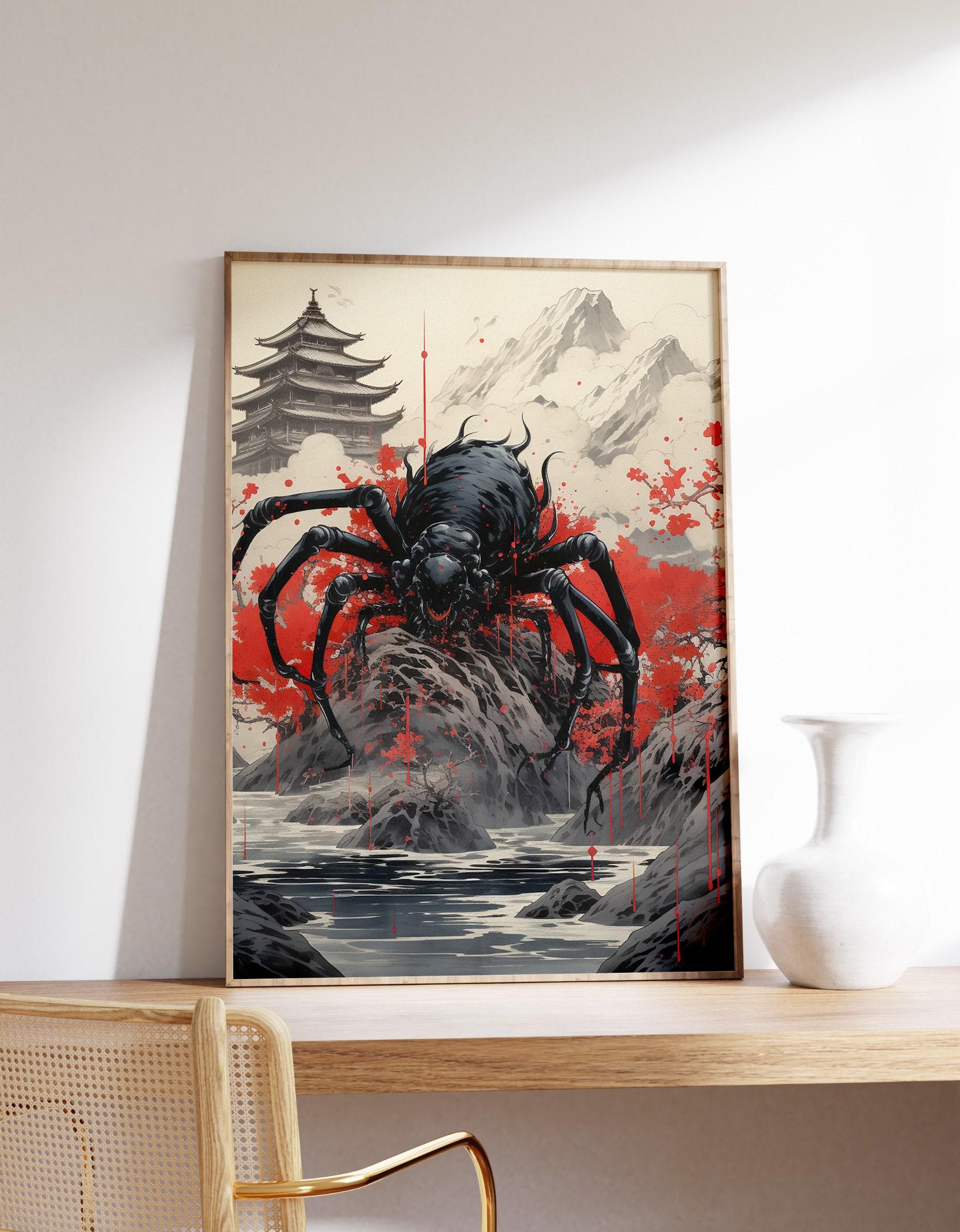 Japanese Black Spider Awesome Poster (No Frame) Japanese Black Spider Awesome Poster (No Frame)