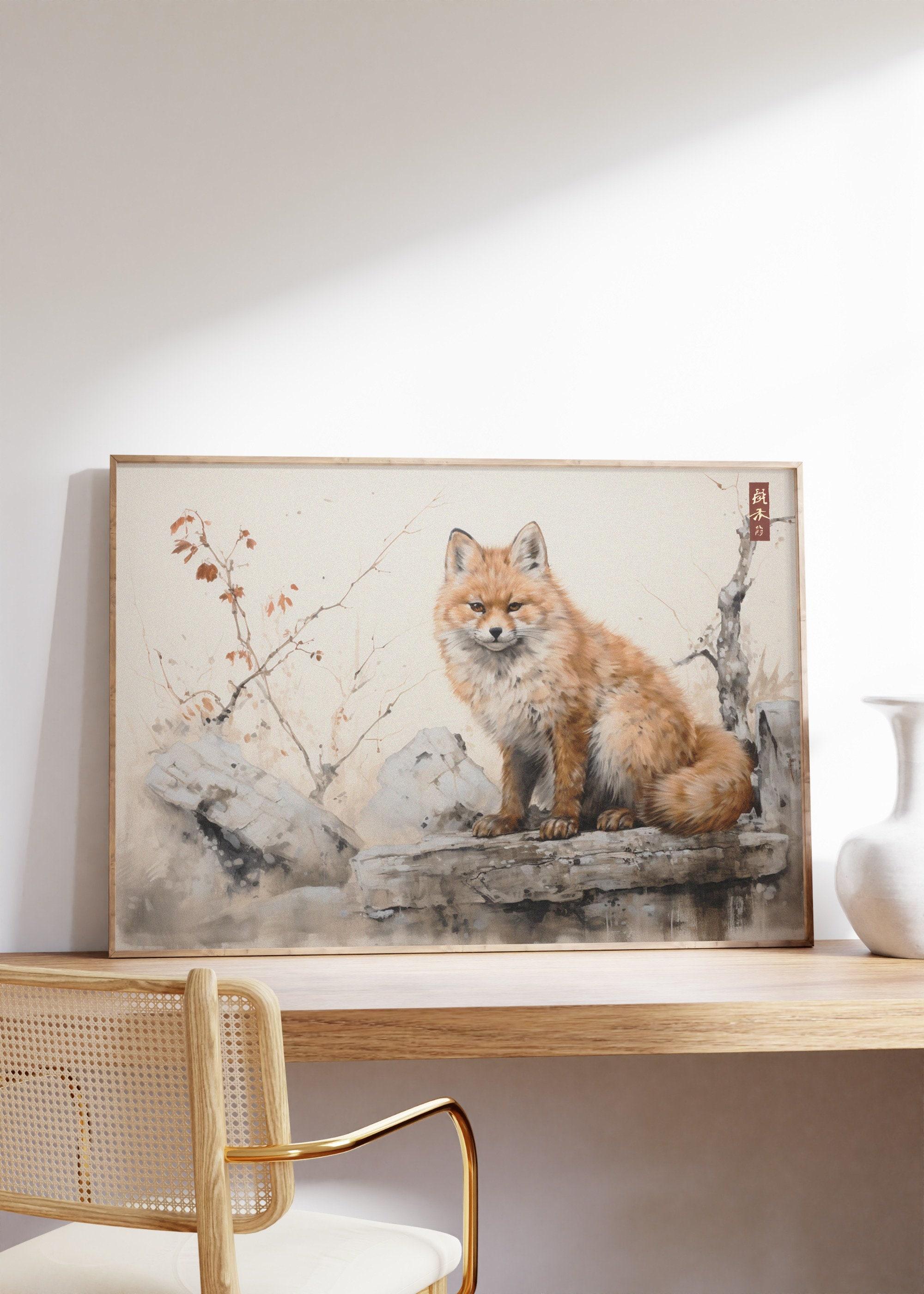 Japanese Fat Fox Art 2 Trending Style Poster (No Frame) Japanese Fat Fox Art 2 Trending Style Poster (No Frame)