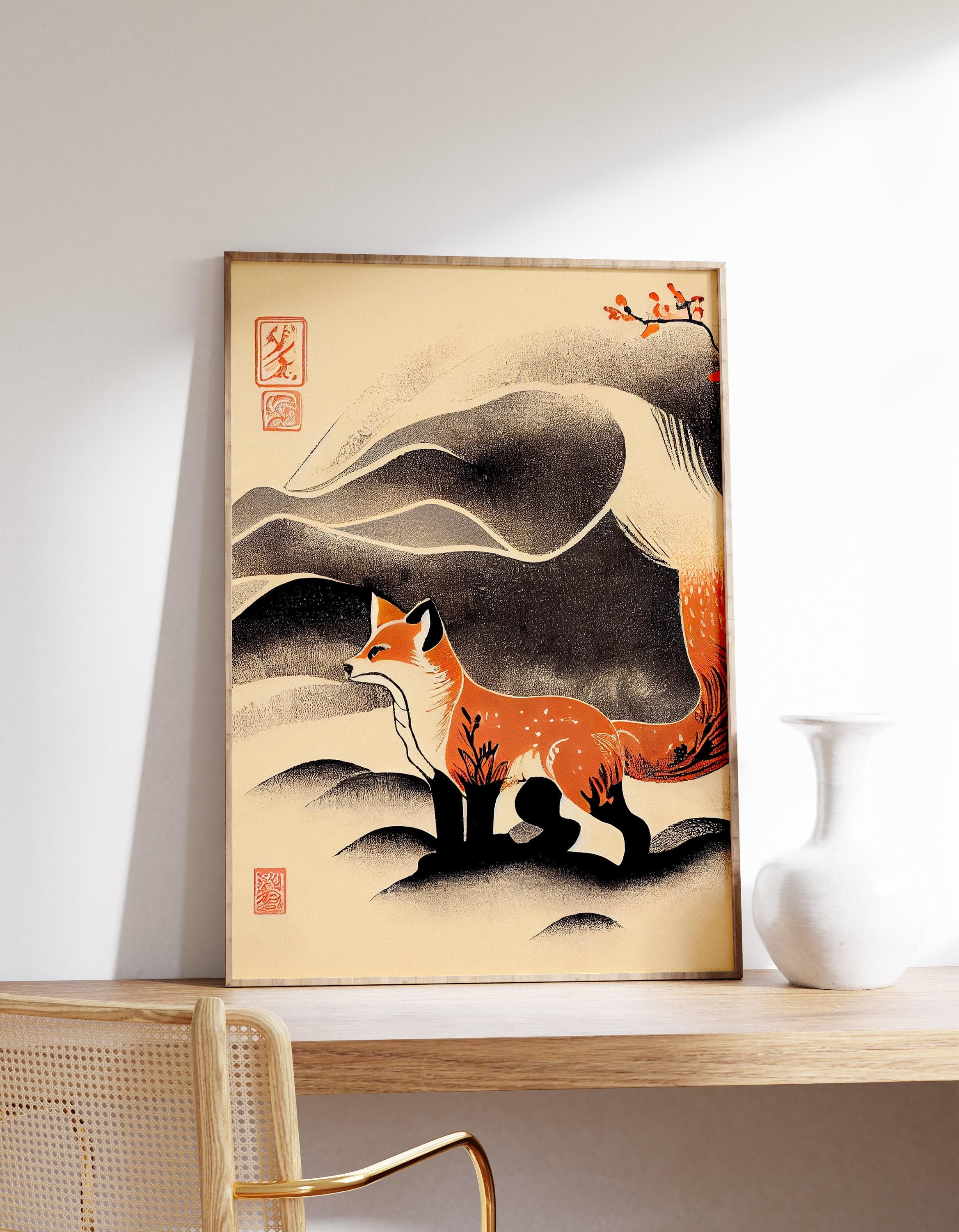 Japanese Fox Limited Edition Posters (No Frame) Japanese Fox Limited Edition Posters (No Frame)