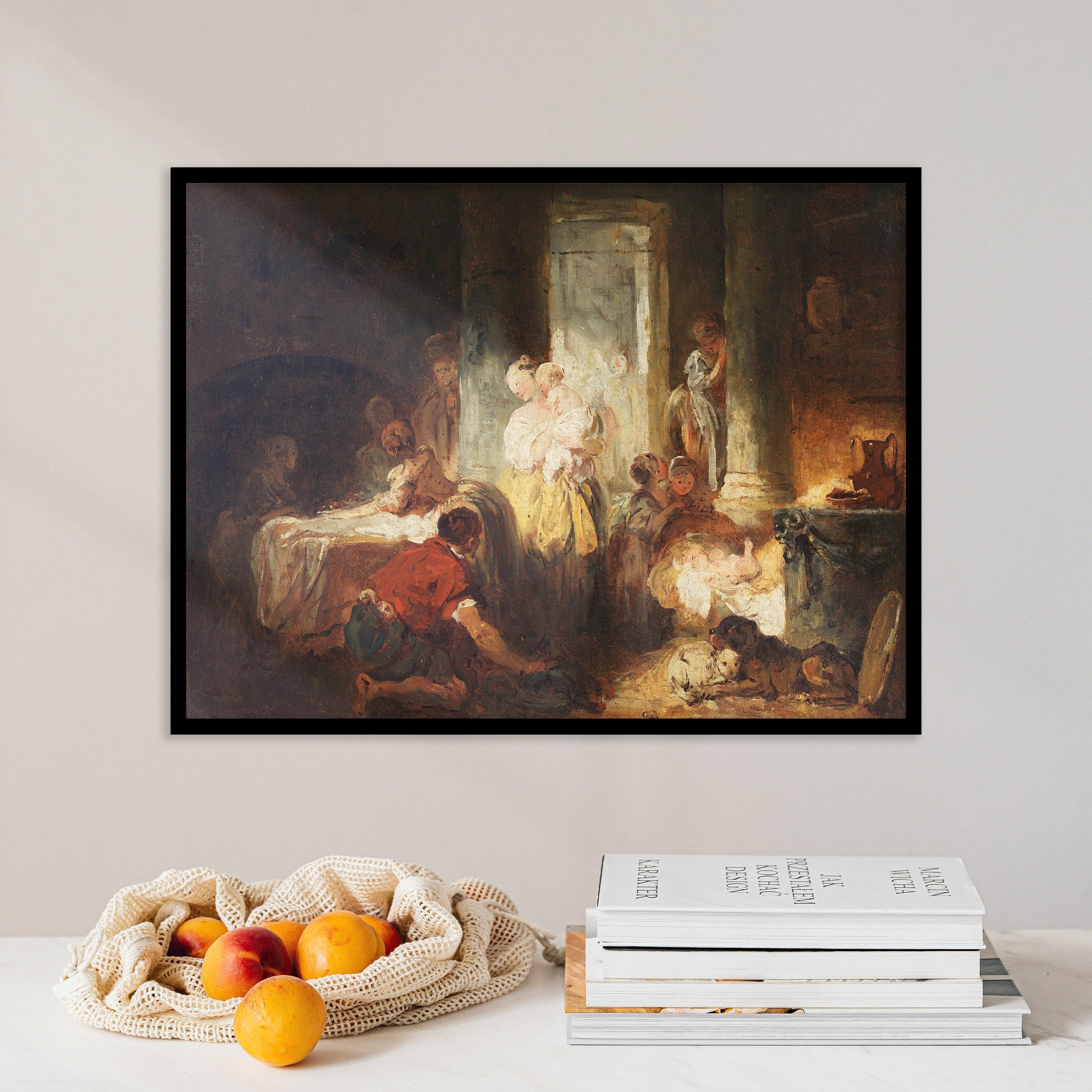 Jean Honore Fragonard Roman Interior 1760 Home Limited Edition Posters (No Frame) Jean Honore Fragonard Roman Interior 1760 Home Limited Edition Posters (No Frame)