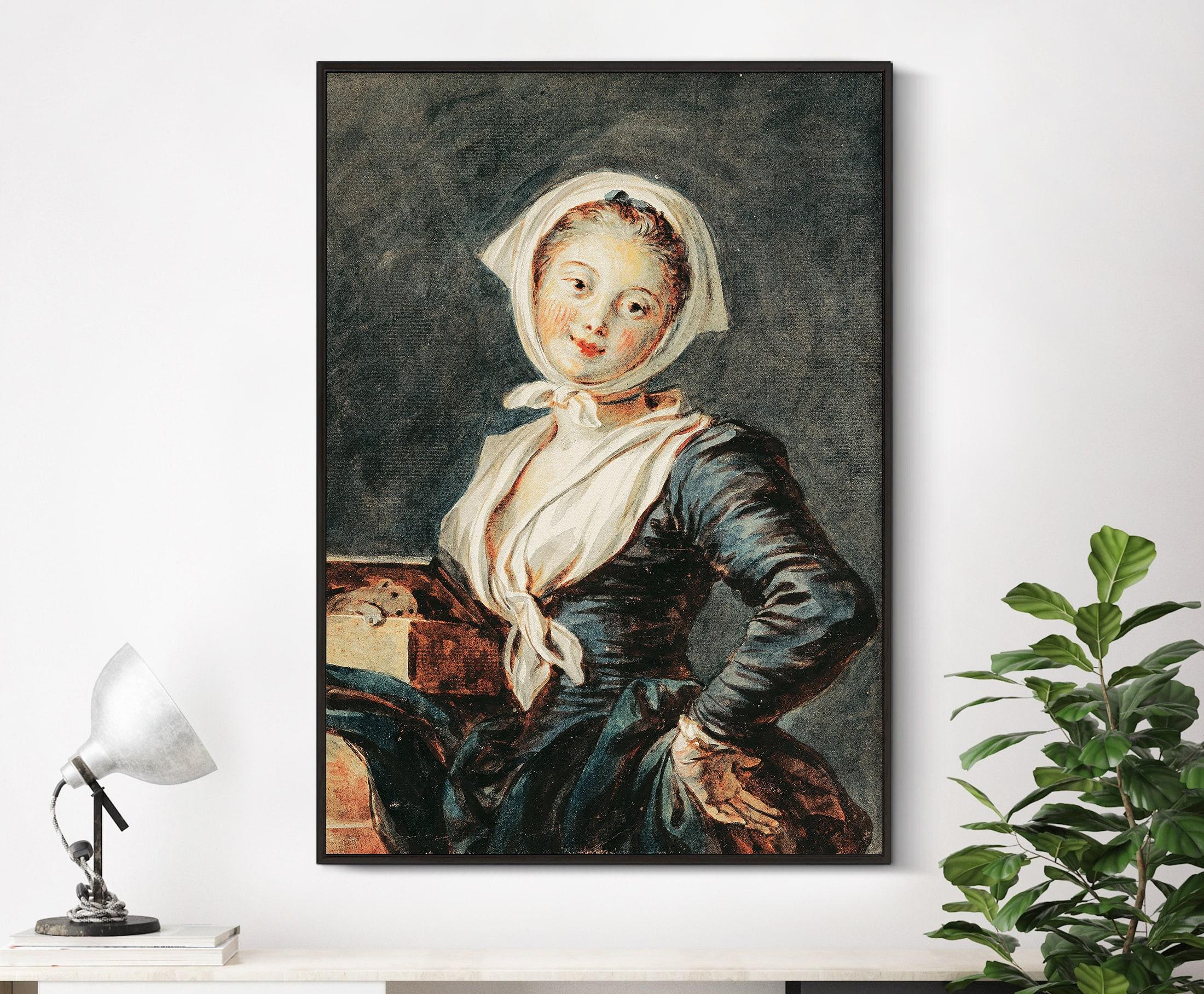 Jean Honore Fragonard The Girl With The Marmot Home Wall Decor Awesome Poster (No Frame) Jean Honore Fragonard The Girl With The Marmot Home Wall Decor Awesome Poster (No Frame)
