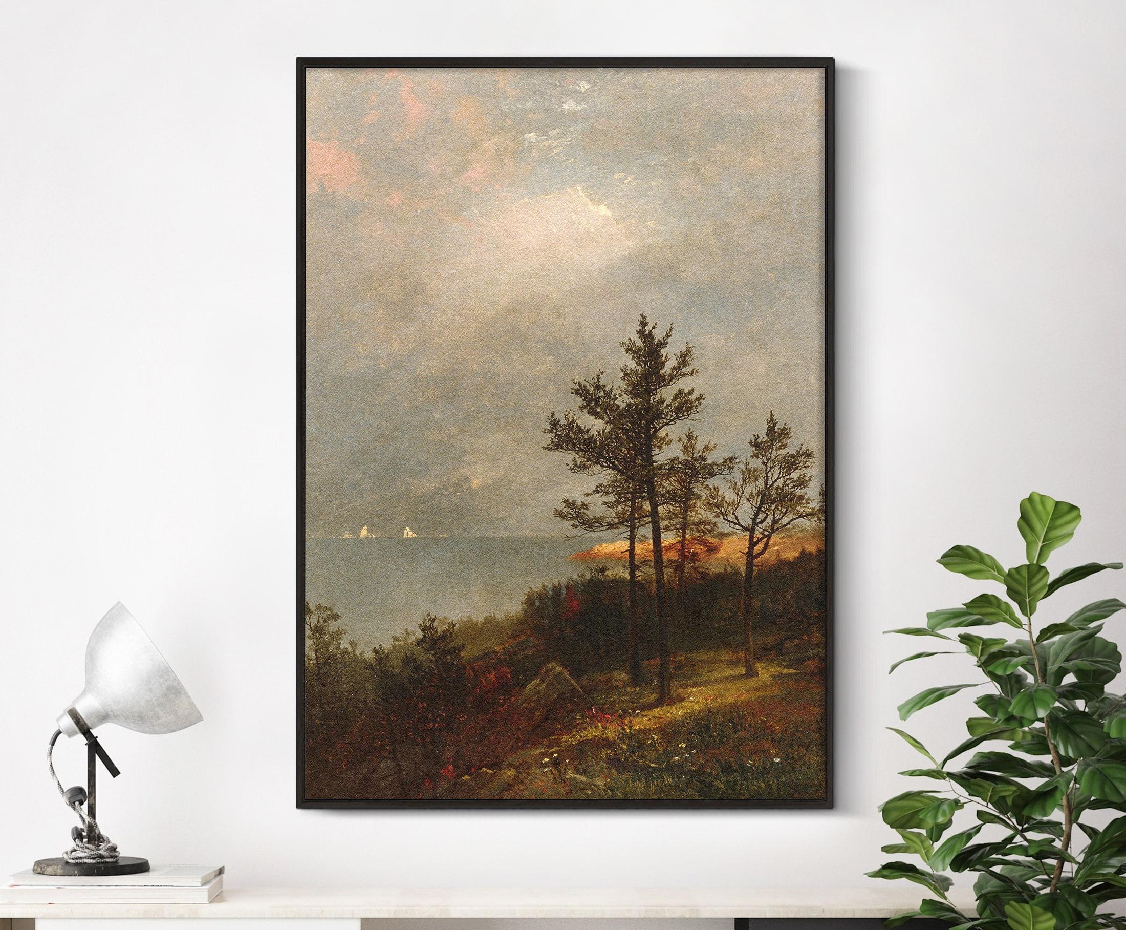 John Frederick Kensett Gathering Storm On Long Island Sound 1872 Landscape Trending Style Poster (No Frame) John Frederick Kensett Gathering Storm On Long Island Sound 1872 Landscape Trending Style Poster (No Frame)