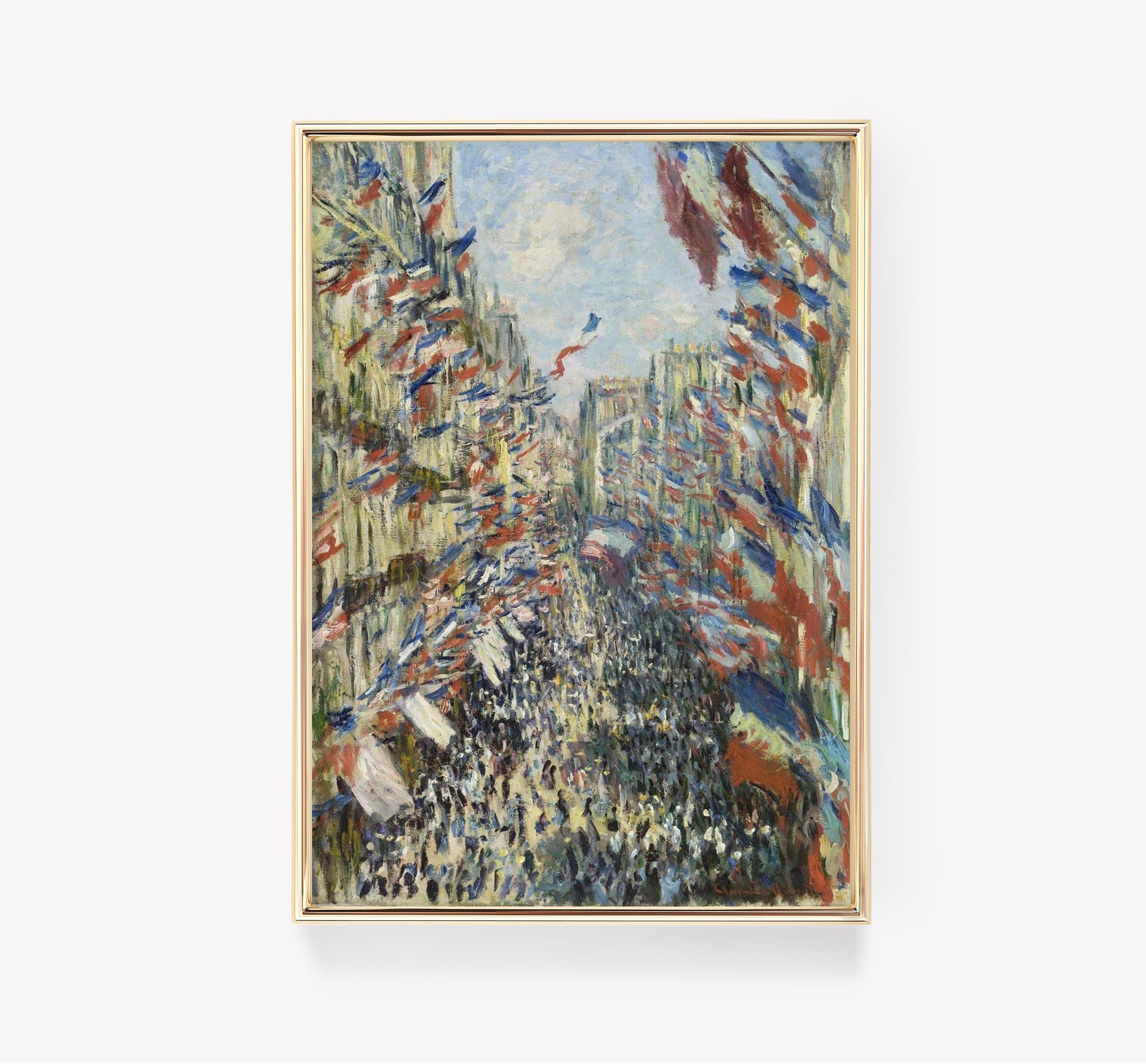 Monet Rue Montorgueil Claude Monet Trending Style Poster (No Frame) Monet Rue Montorgueil Claude Monet Trending Style Poster (No Frame)