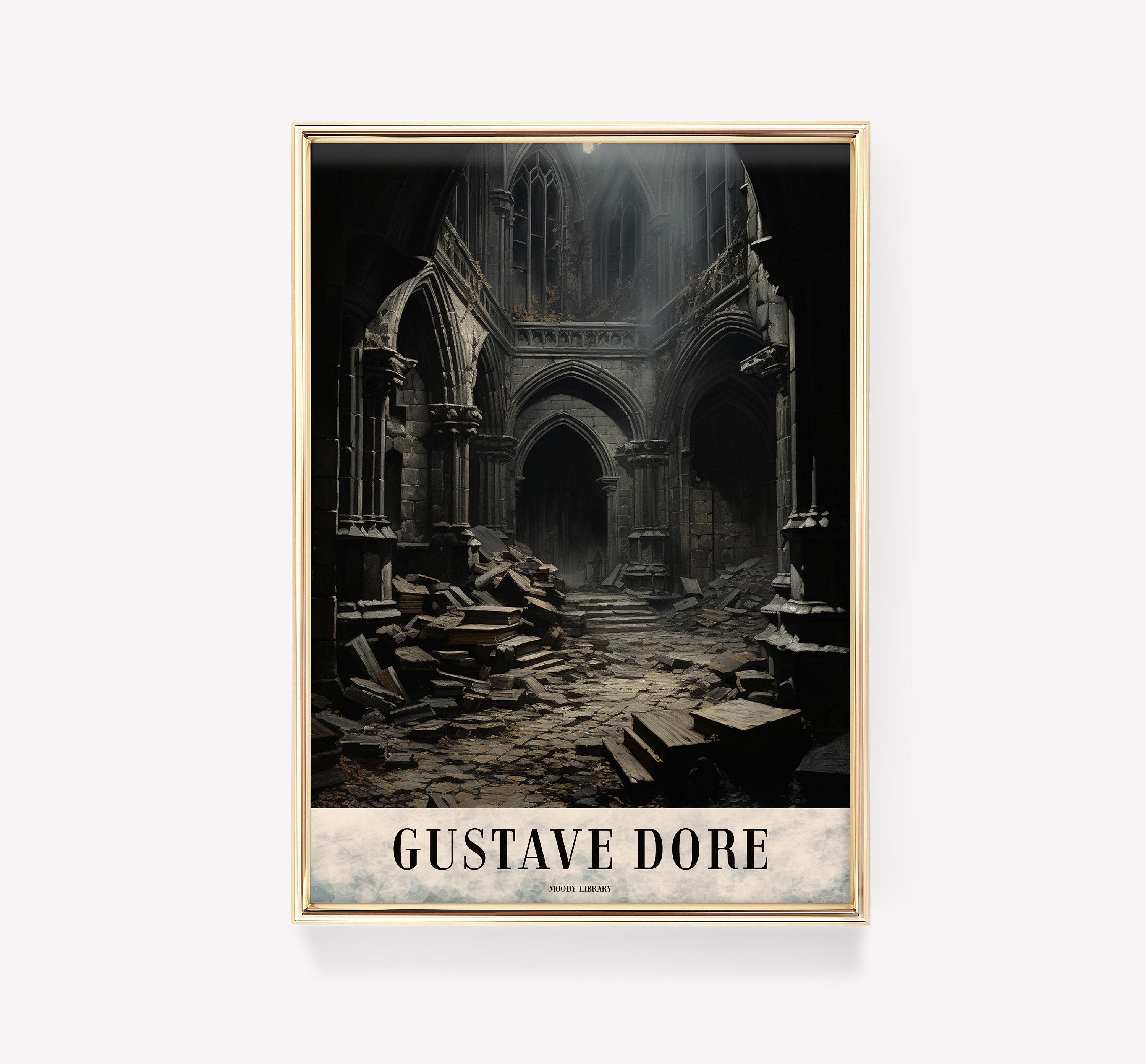 Moody Library Art Gustave Dore Gothic Awesome Poster (No Frame) Moody Library Art Gustave Dore Gothic Awesome Poster (No Frame)