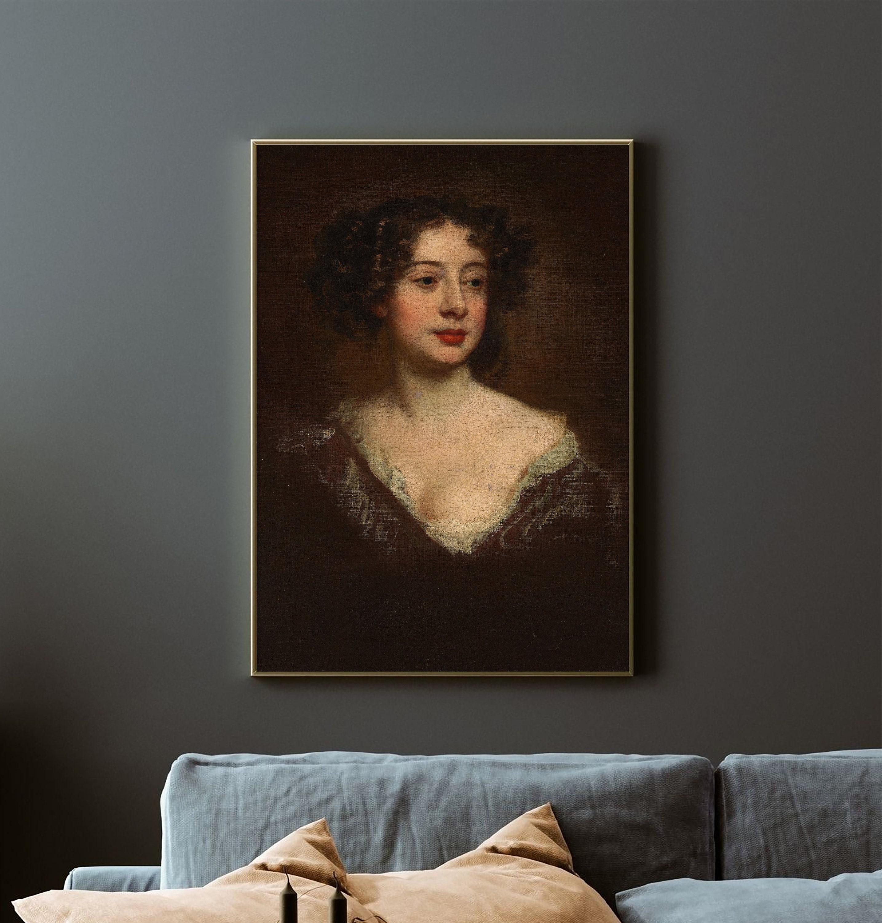 Moody Woman Portrait Vintage Oil Awesome Poster (No Frame) Moody Woman Portrait Vintage Oil Awesome Poster (No Frame)