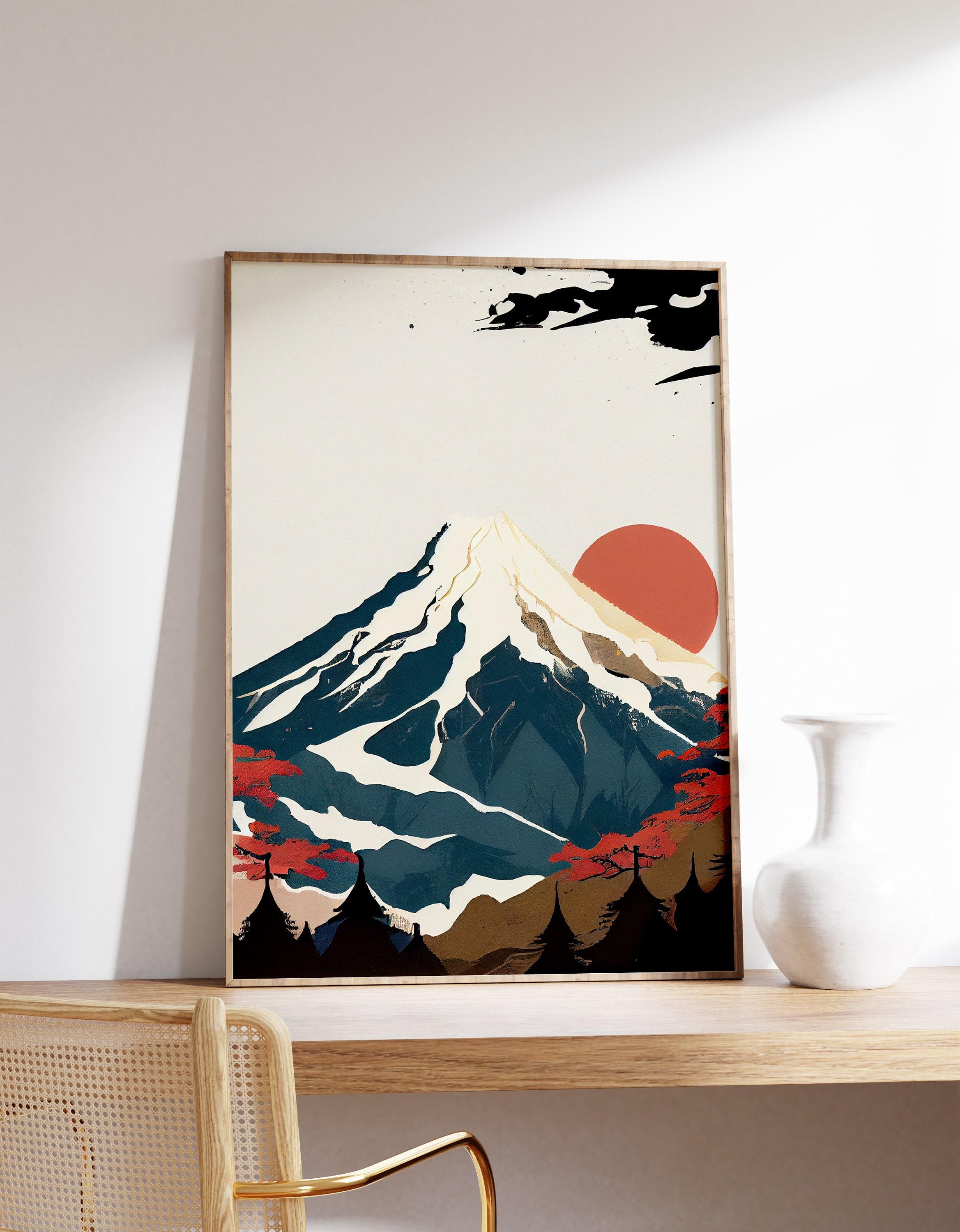 Mount Fuji Trending Style Poster (No Frame)