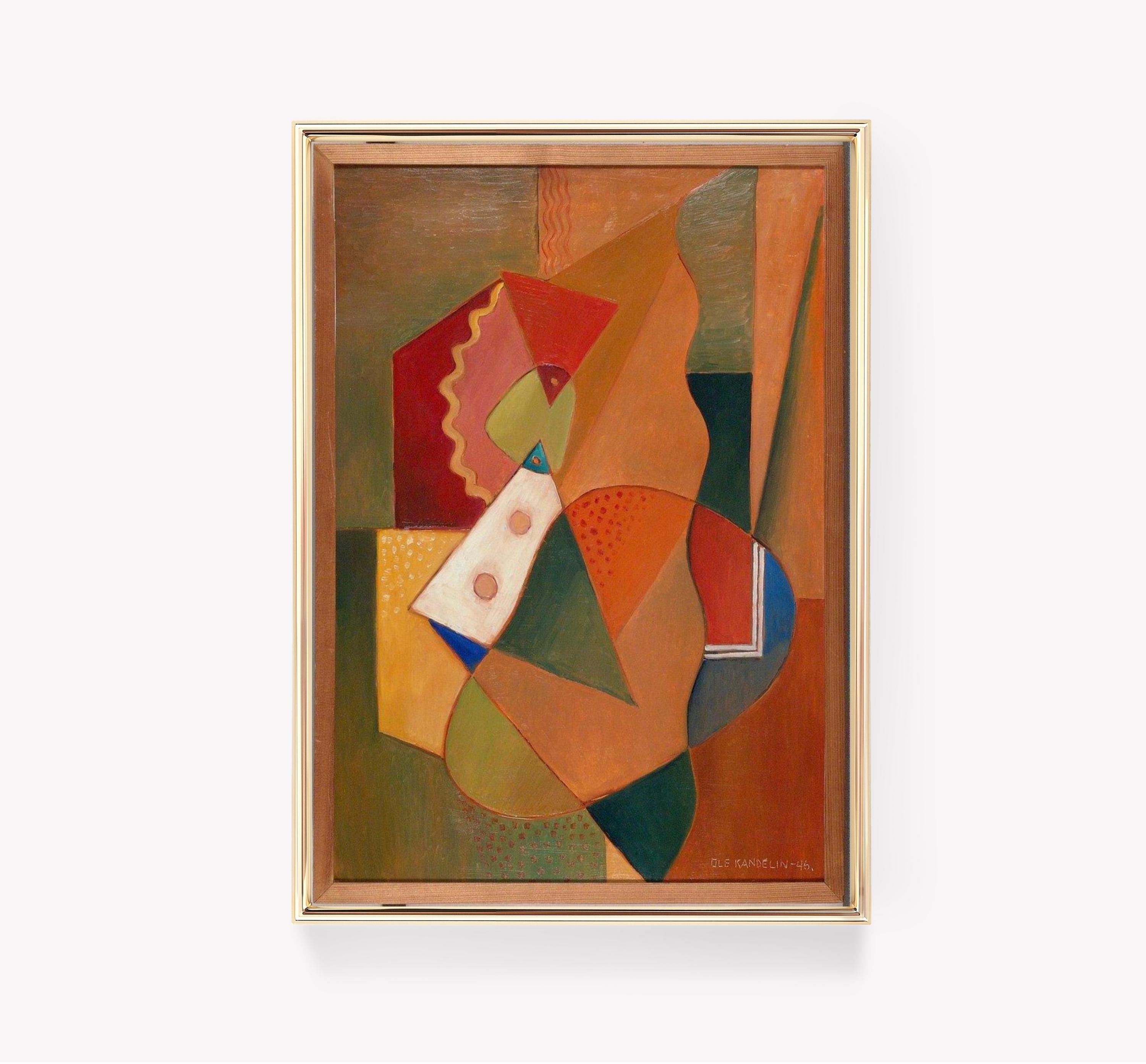 Ole Kandelin Abstract Composition Trending Style Poster (No Frame) Ole Kandelin Abstract Composition Trending Style Poster (No Frame)