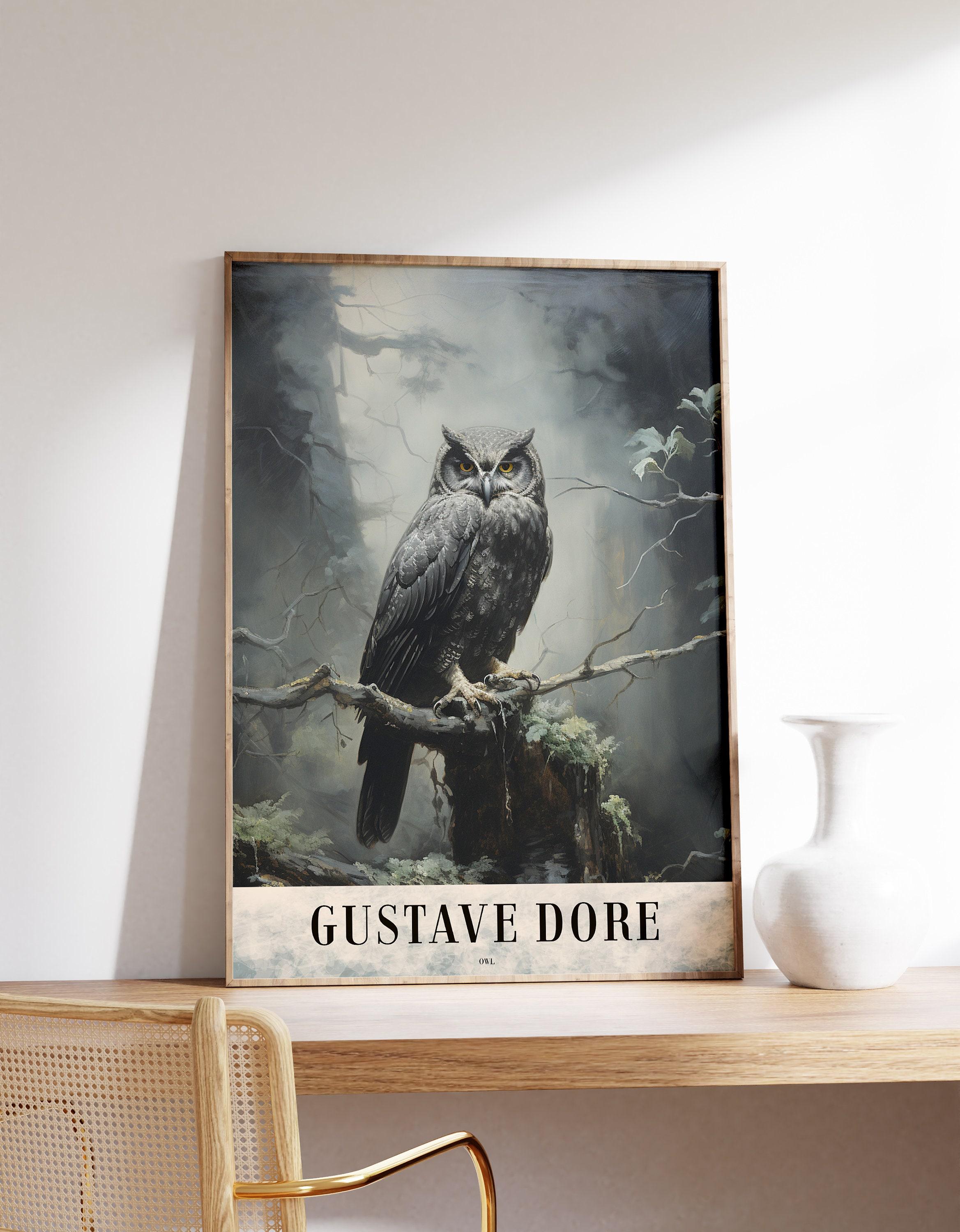 Owl Art Gustave Dore Gothic Limited Edition Posters (No Frame) Owl Art Gustave Dore Gothic Limited Edition Posters (No Frame)