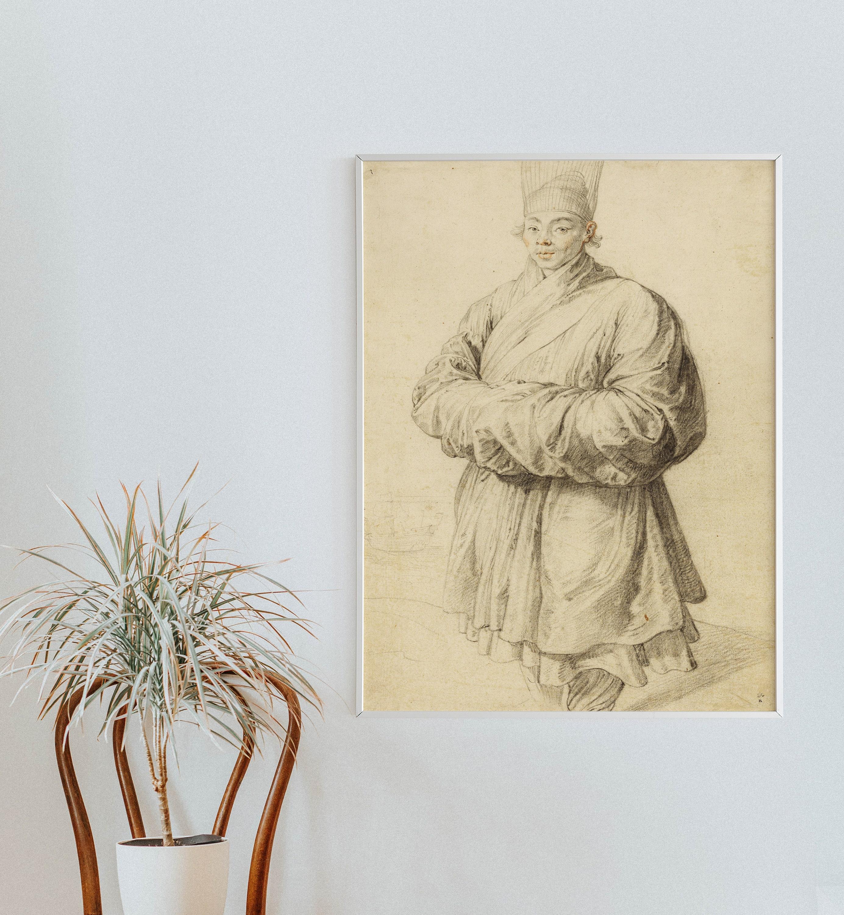 Peter Paul Rubens Man In Korean Costume 1617 Fine Art Awesome Poster (No Frame) Peter Paul Rubens Man In Korean Costume 1617 Fine Art Awesome Poster (No Frame)