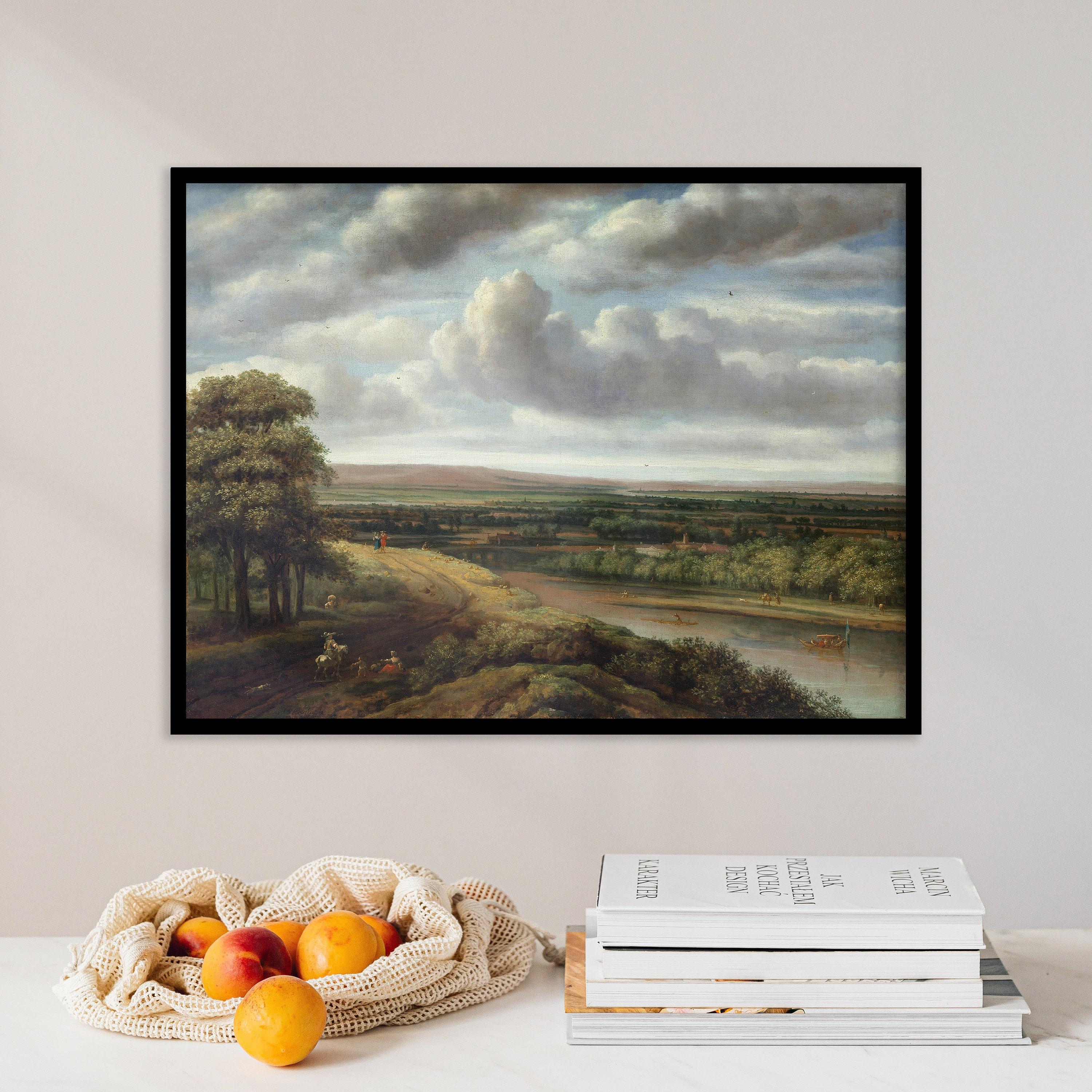 Philips Koninck An Extensive Wooded Landscape 1670 Vintage Limited Edition Posters (No Frame) Philips Koninck An Extensive Wooded Landscape 1670 Vintage Limited Edition Posters (No Frame)