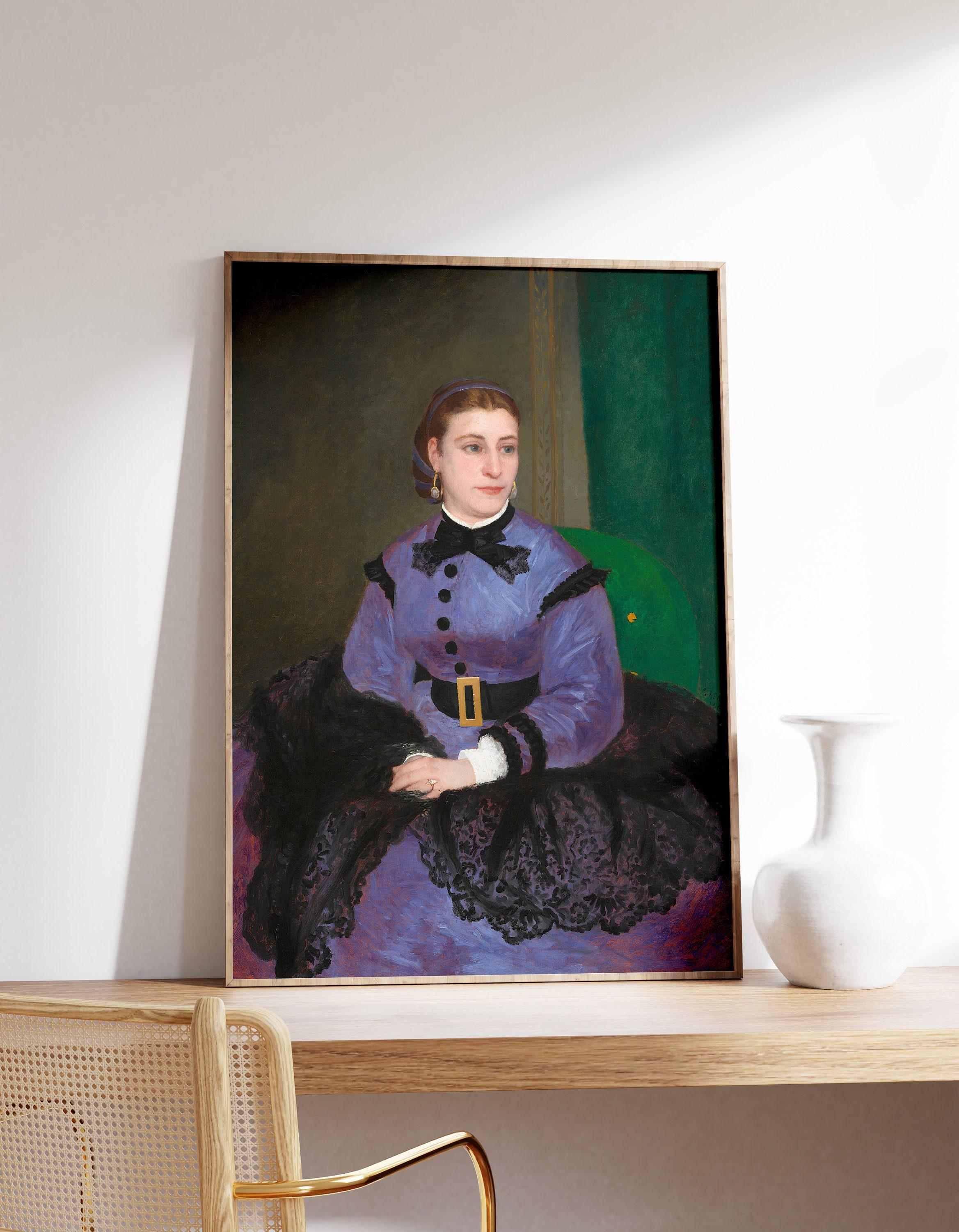 Pierre Auguste Renoir Mademoiselle Sicot 1865 Vintage Limited Edition Posters (No Frame) Pierre Auguste Renoir Mademoiselle Sicot 1865 Vintage Limited Edition Posters (No Frame)