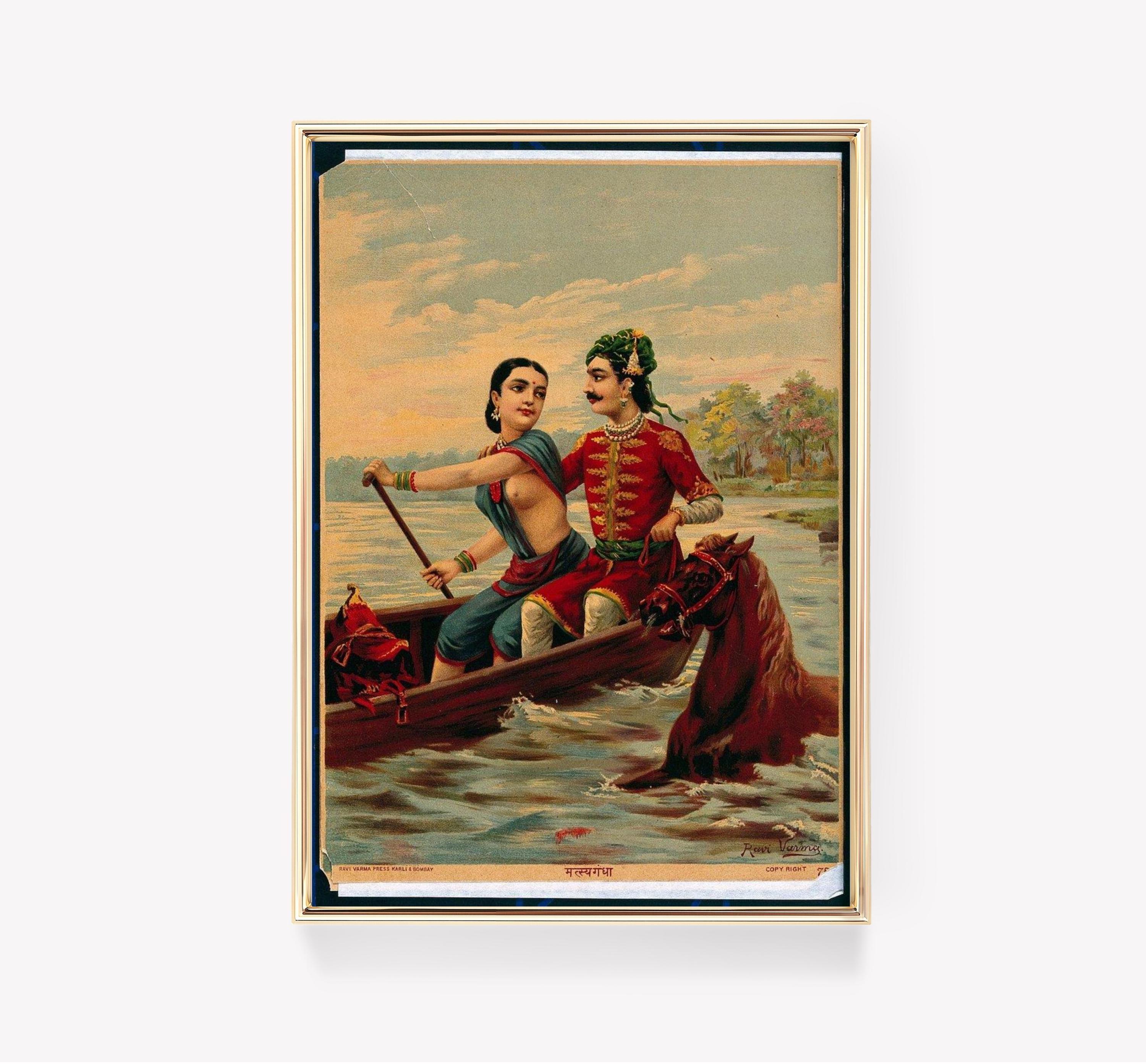 Raja Ravi Varma Nala Damayanti Limited Edition Posters (No Frame) Raja Ravi Varma Nala Damayanti Limited Edition Posters (No Frame)
