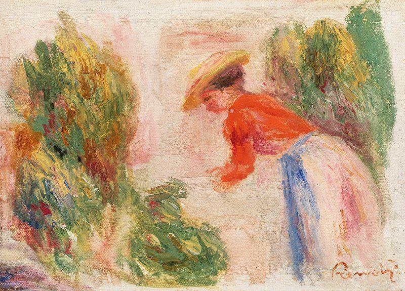 Renoir Woman Flower Picking Awesome Poster (No Frame) Renoir Woman Flower Picking Awesome Poster (No Frame)
