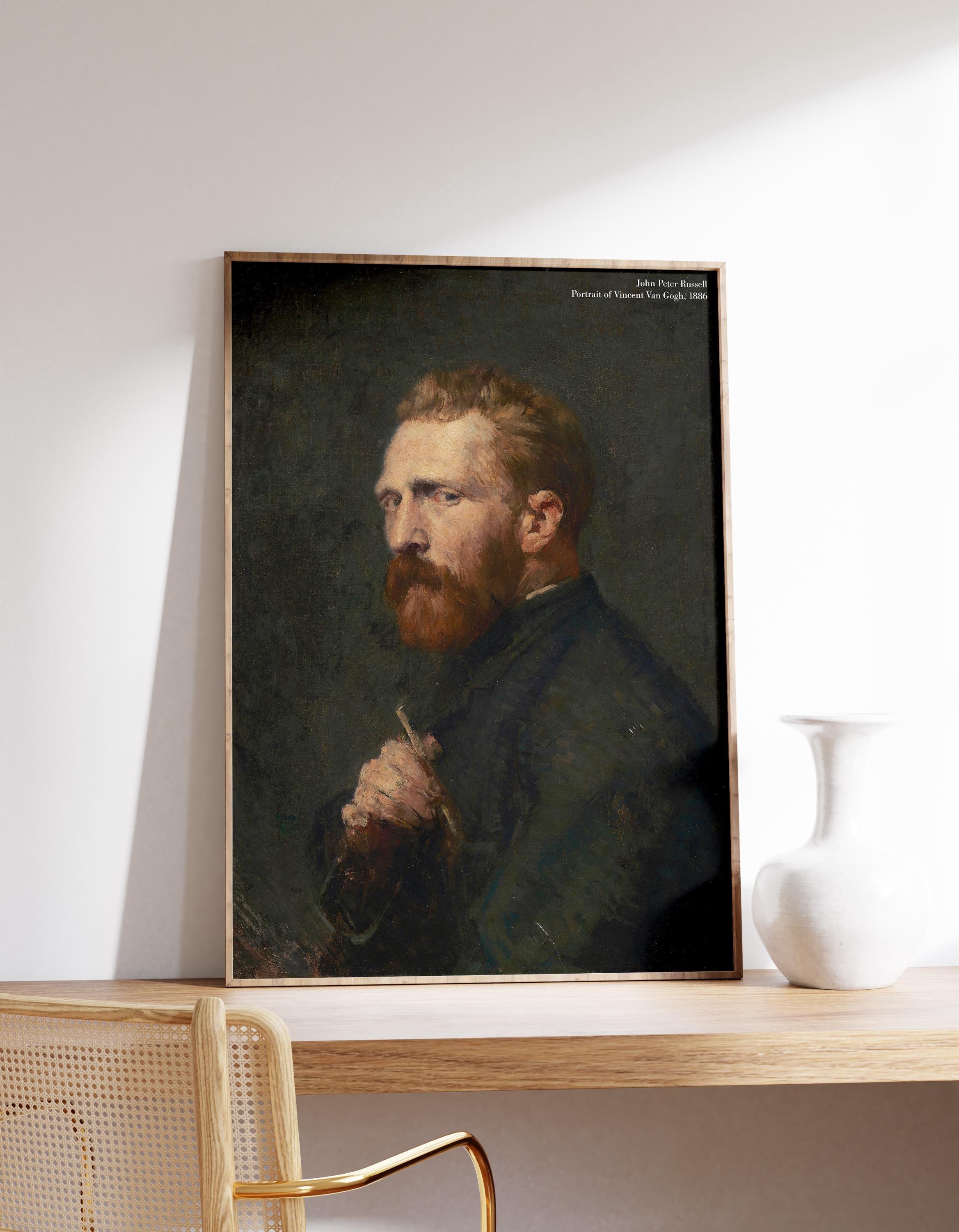 Vincent Van Gogh John Peter Russell Portrait Art Masterpiece Vintage Trending Style Poster (No Frame) Vincent Van Gogh John Peter Russell Portrait Art Masterpiece Vintage Trending Style Poster (No Frame)