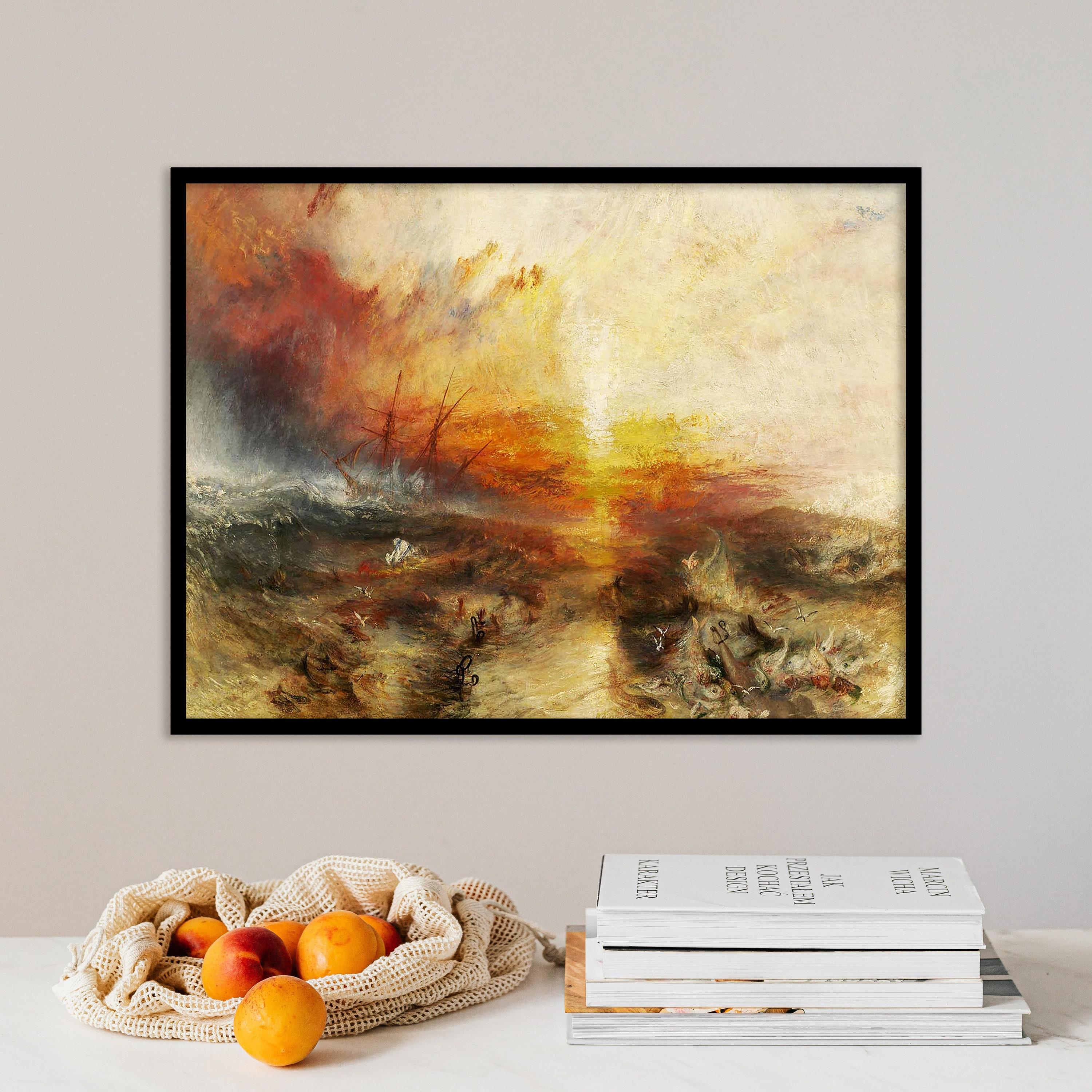 William Turner The Slave Ship 1840 Trending Style Poster (No Frame) William Turner The Slave Ship 1840 Trending Style Poster (No Frame)