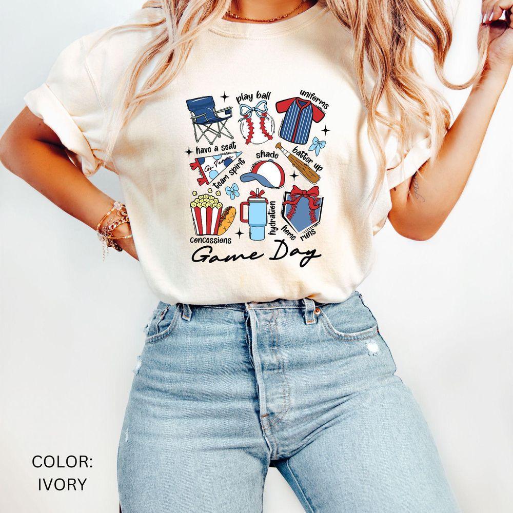 Baseball Game Day Tshirt Baseball Game Day Tshirt