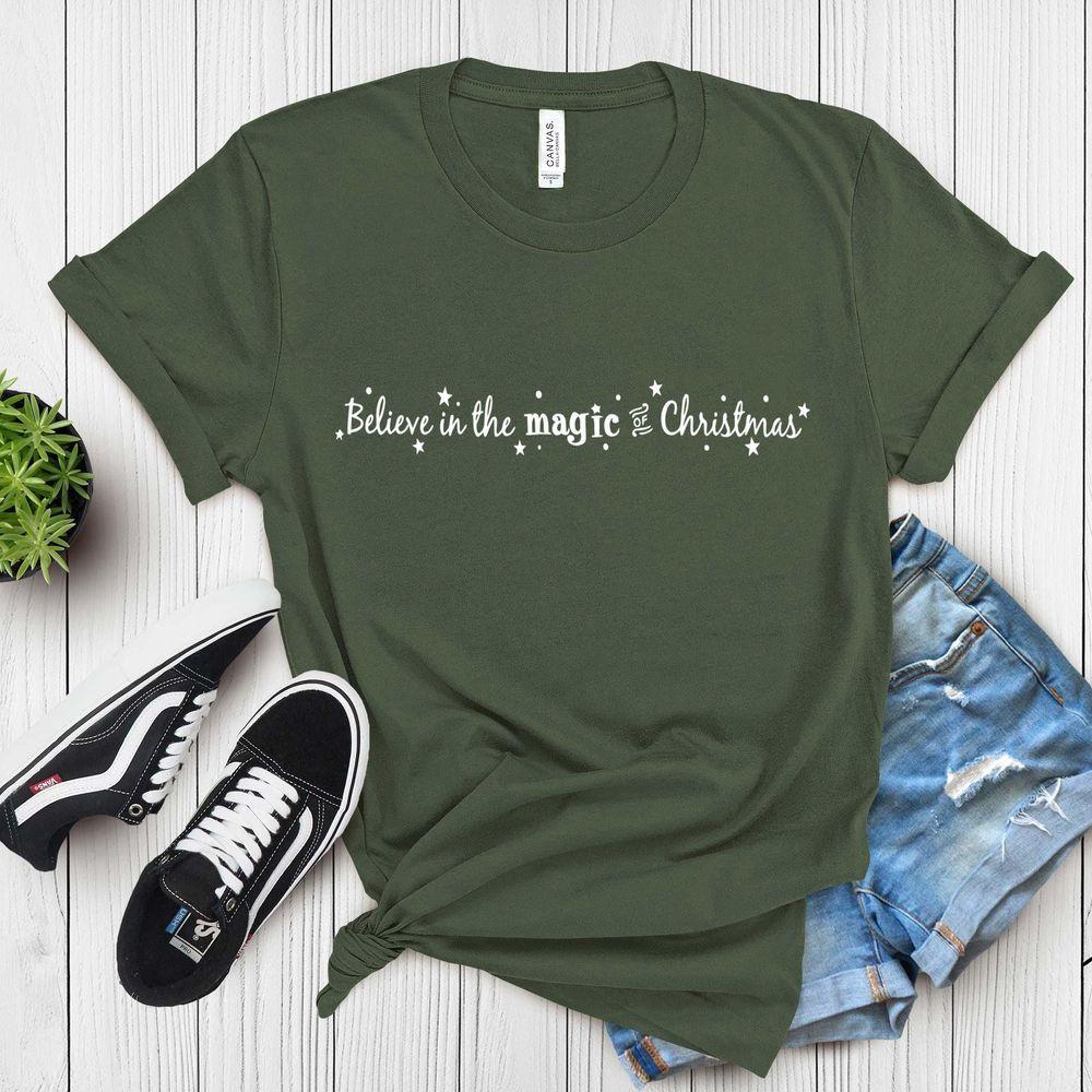 Believe In The Magic Of Christmas 3 Tshirt Believe In The Magic Of Christmas 3 Tshirt