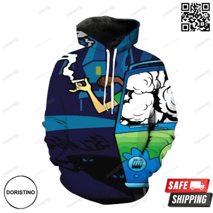 Mystery Machine Scooby Doo All Over Print Hoodie Mystery Machine Scooby Doo All Over Print Hoodie