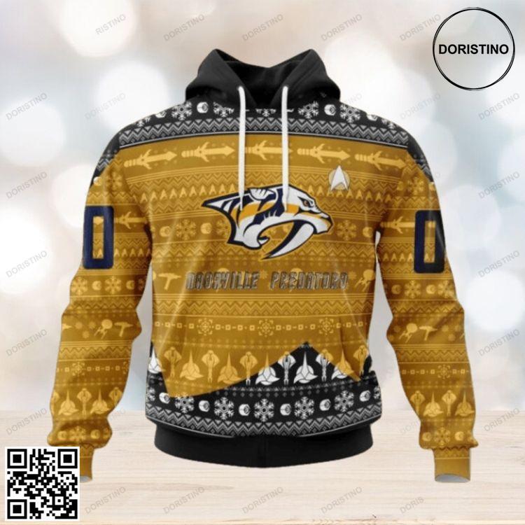 Nashville Predators Special Star Trek Design Limited Edition 3D Hoodie Nashville Predators Special Star Trek Design Limited Edition 3D Hoodie