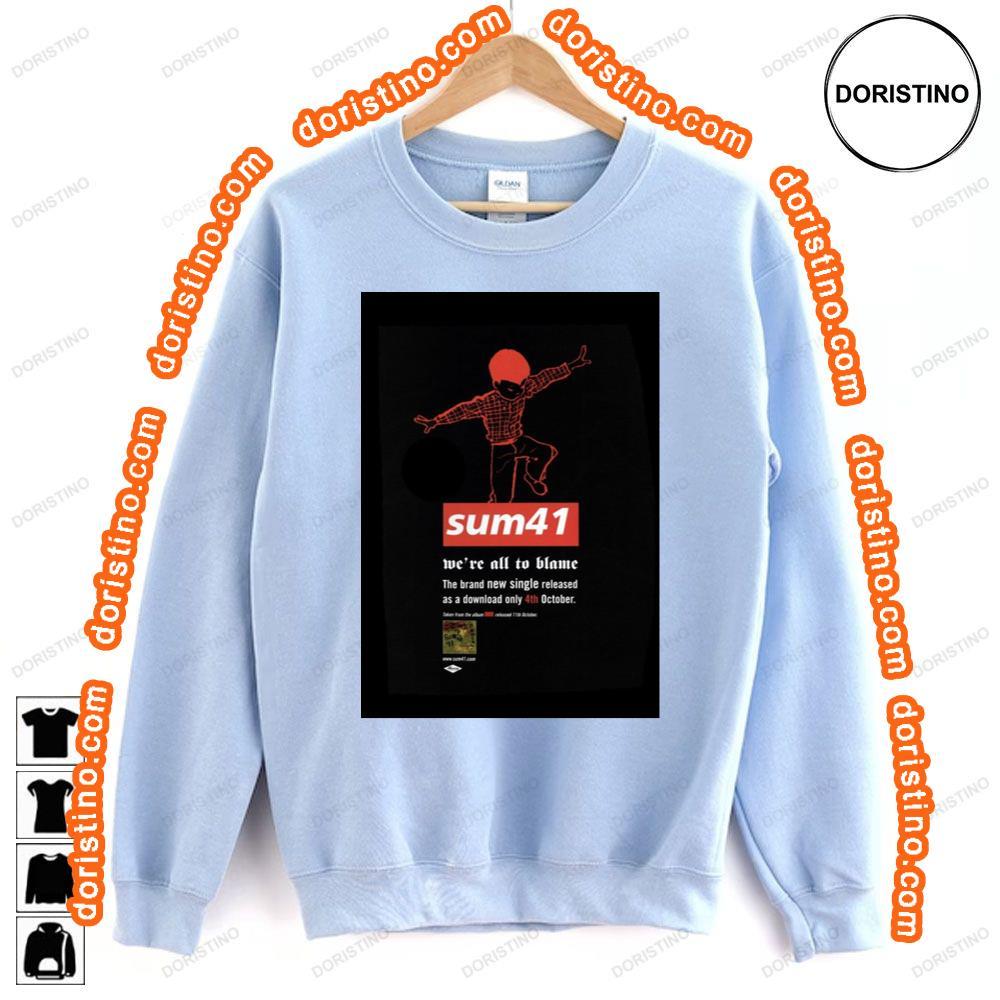 Sum 41 Were All To Blame Tshirt Sum 41 Were All To Blame Tshirt