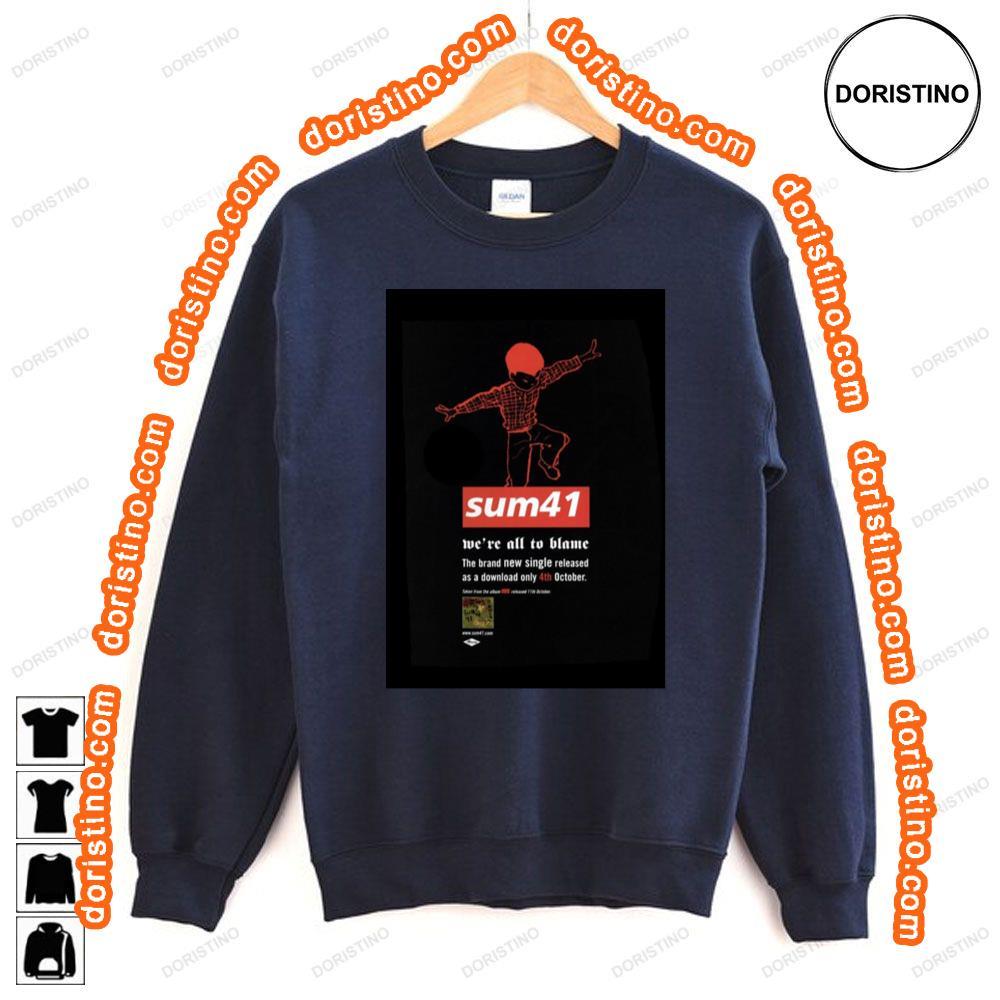 Sum 41 Were All To Blame Tshirt Sum 41 Were All To Blame Tshirt