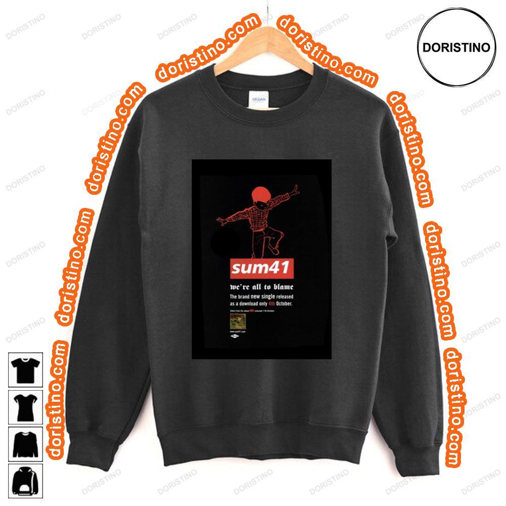 Sum 41 Were All To Blame Tshirt Sum 41 Were All To Blame Tshirt